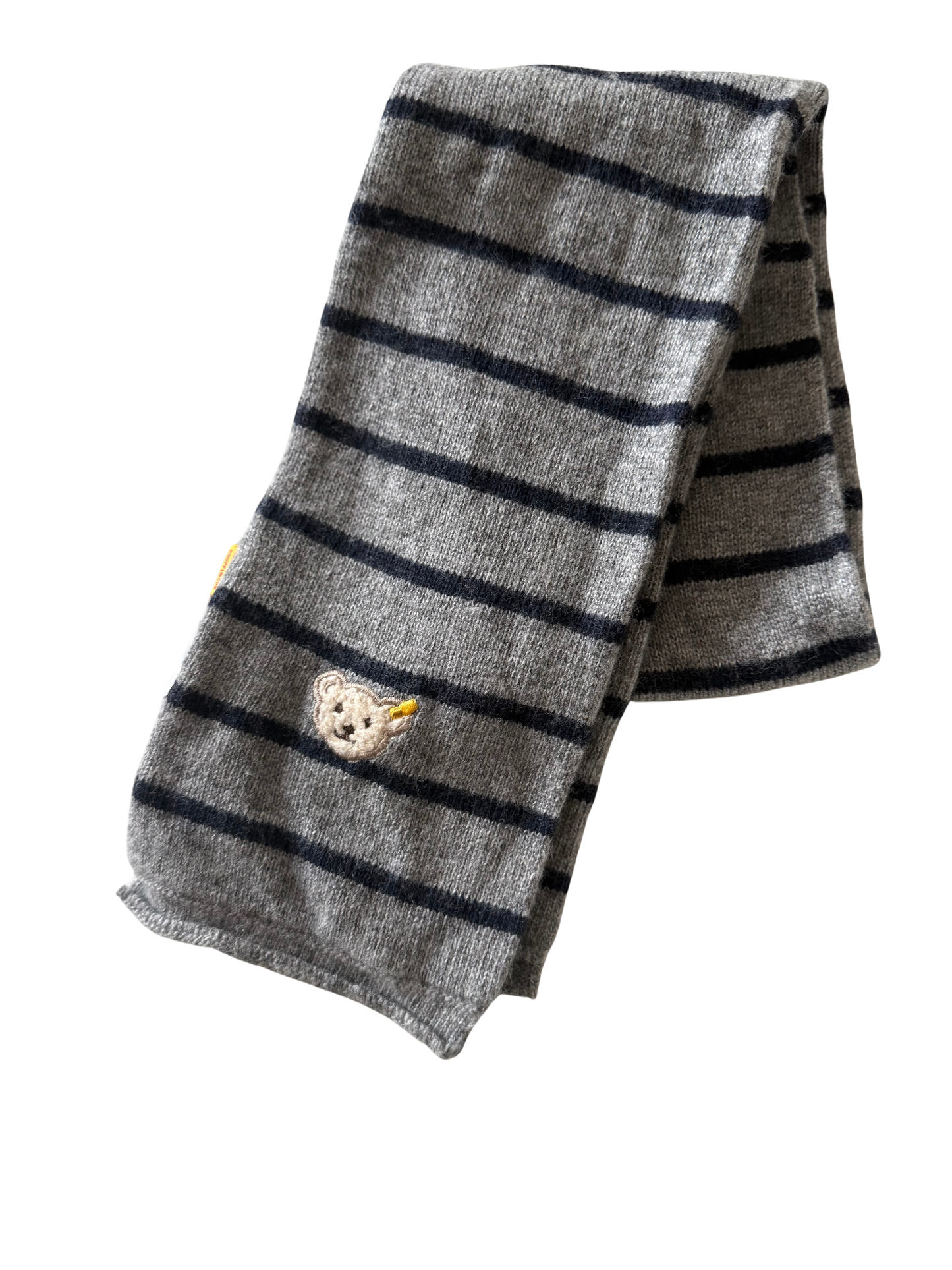 STEIFF Schal grau blau Wolle Kaschmir