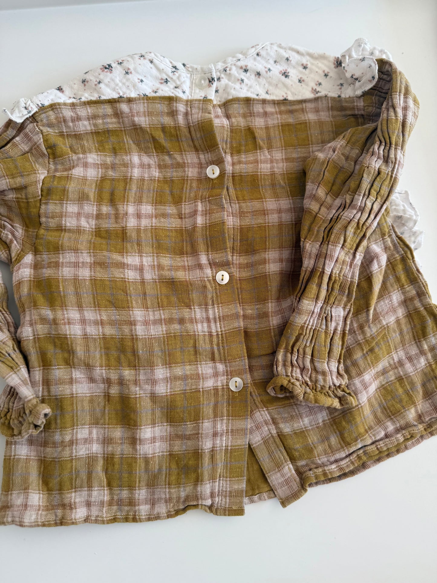 ZARA Bluse Musselin 110