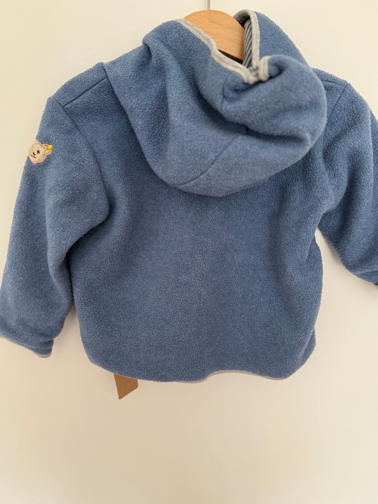 STEIFF Fleecejacke Taubenblau 86
