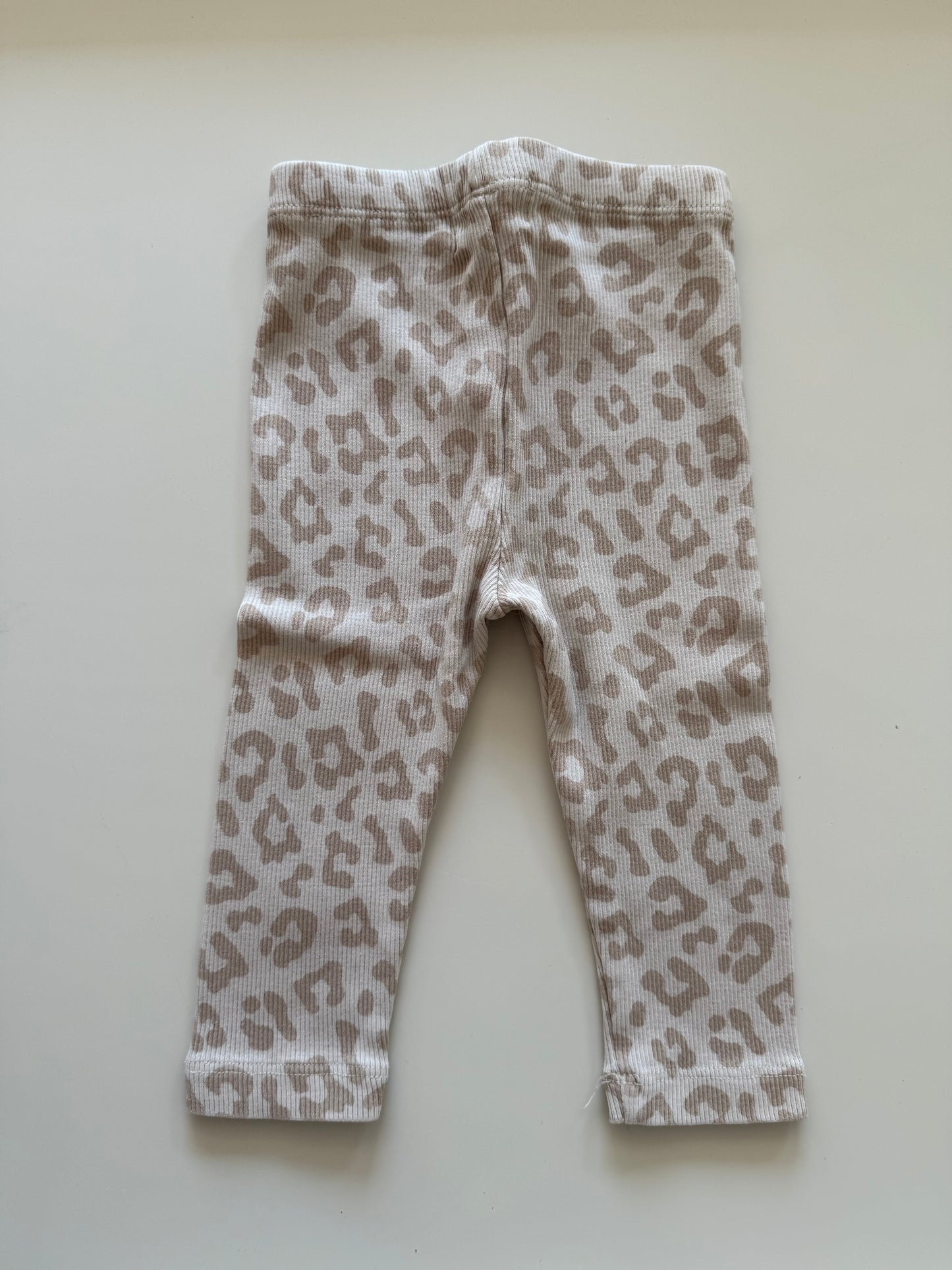 LEEVJE Leggings Leo beige braun Ripp 62/68