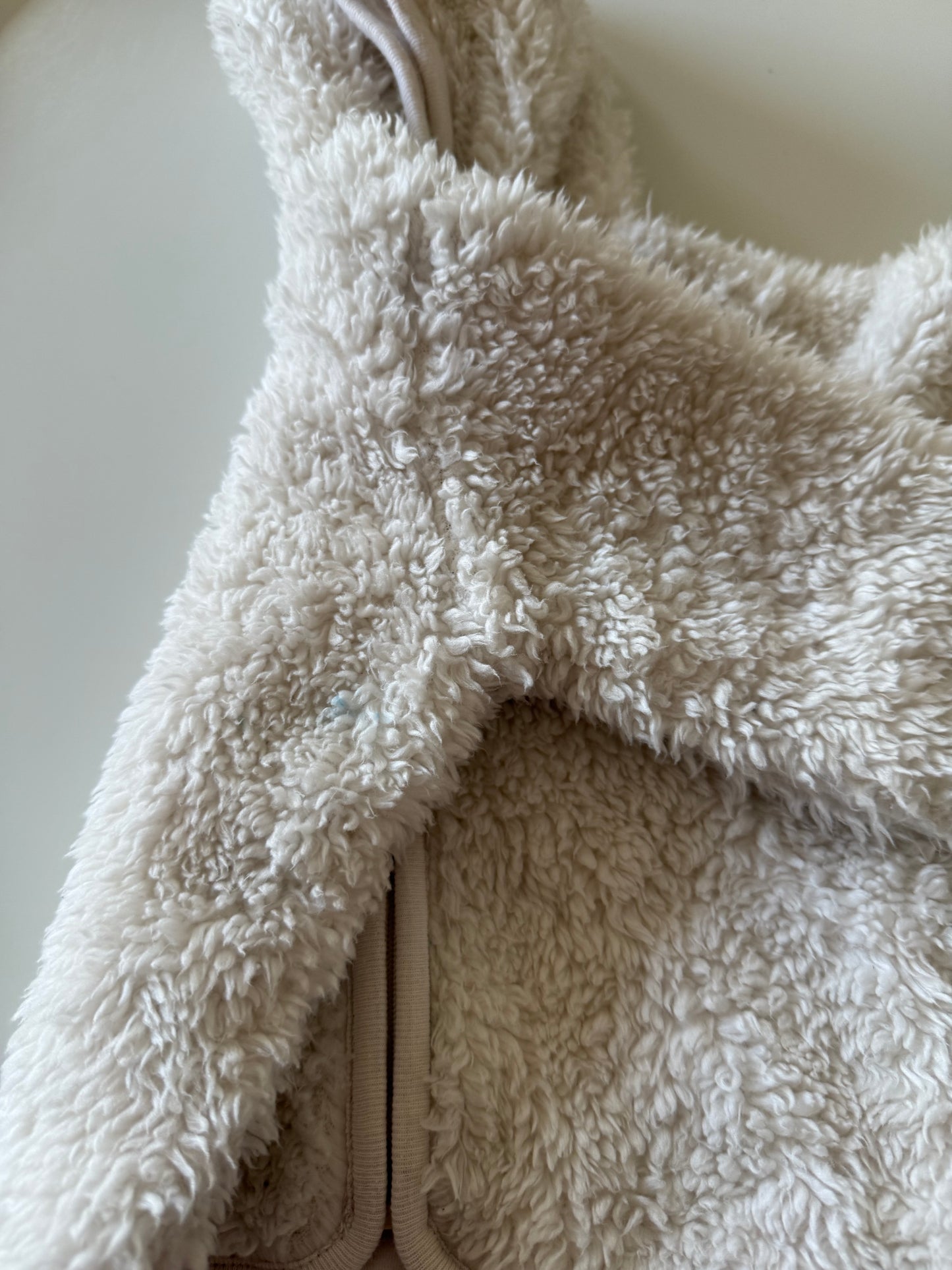 H&M Teddyjacke wollweiß 62