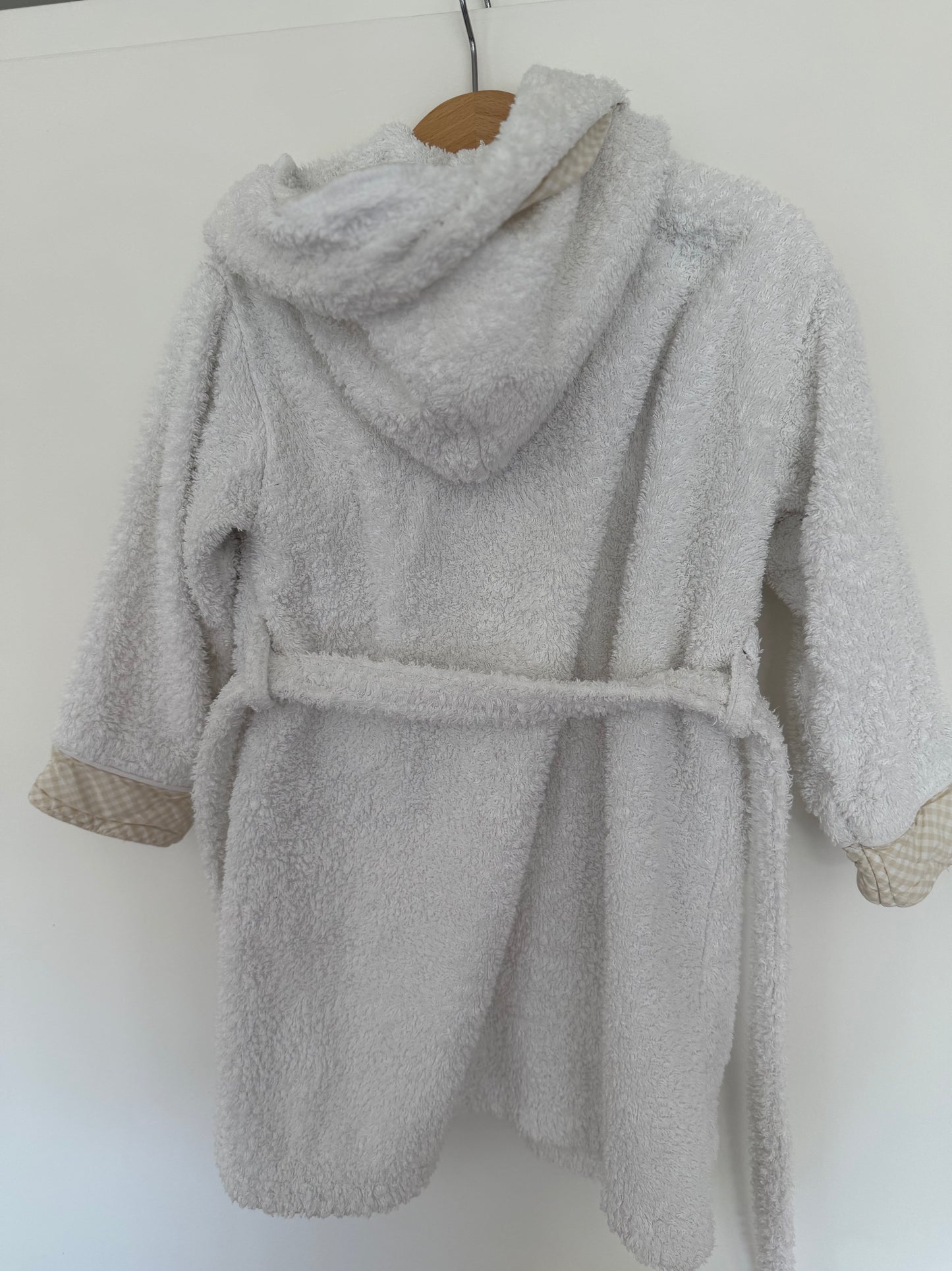 STEIFF Bademantel weiß Bärchen 86/92