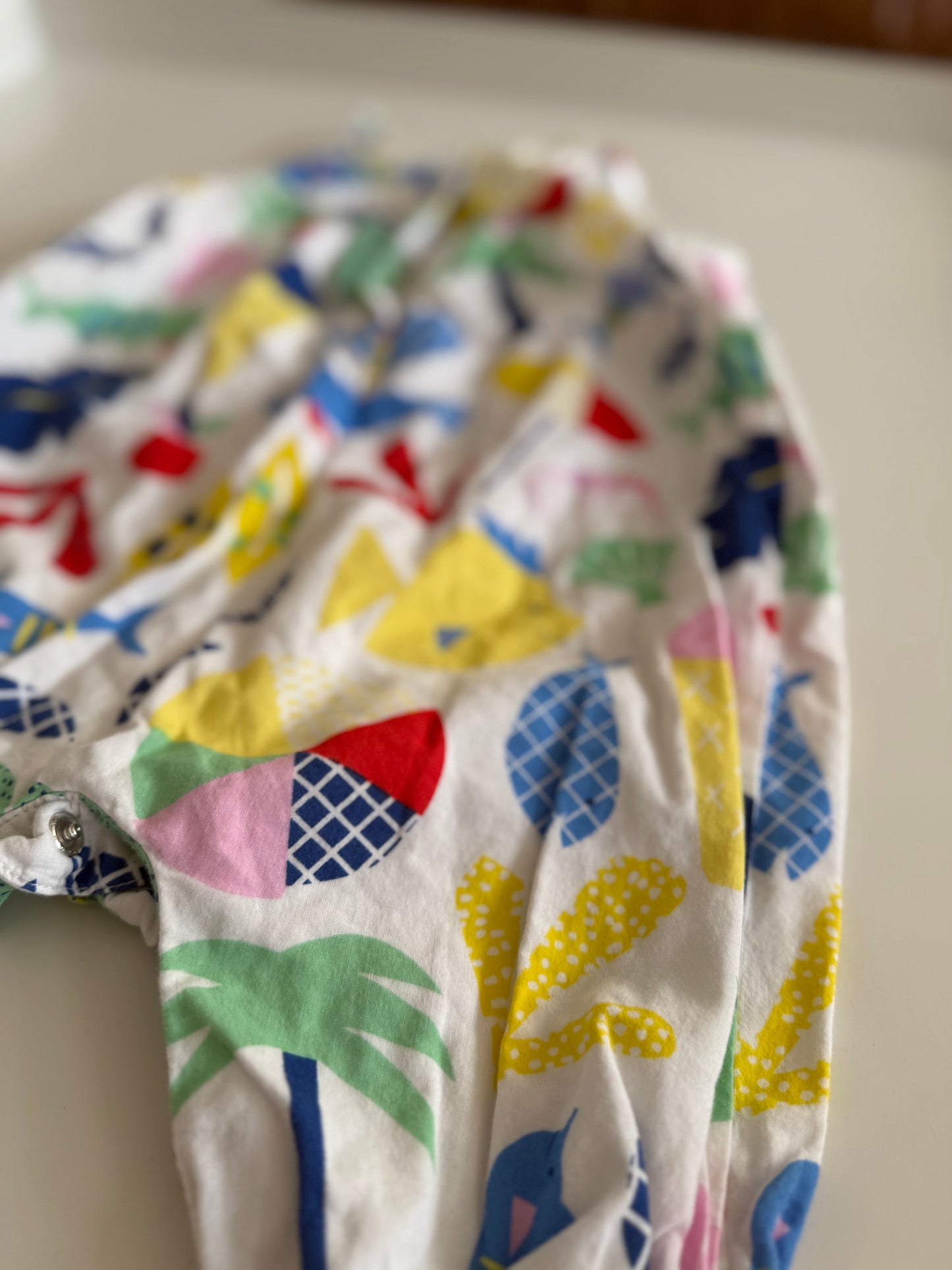 MARKS & SPENCER Latzhose Strampler bunt 74