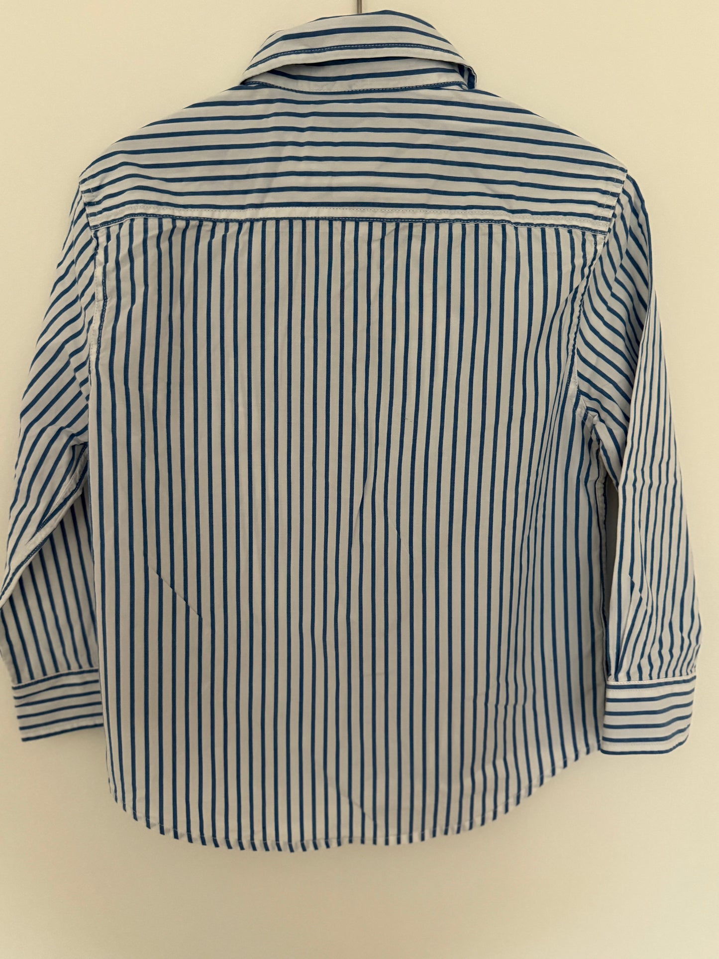 MINI BODEN Hemd blau weiß 98/104