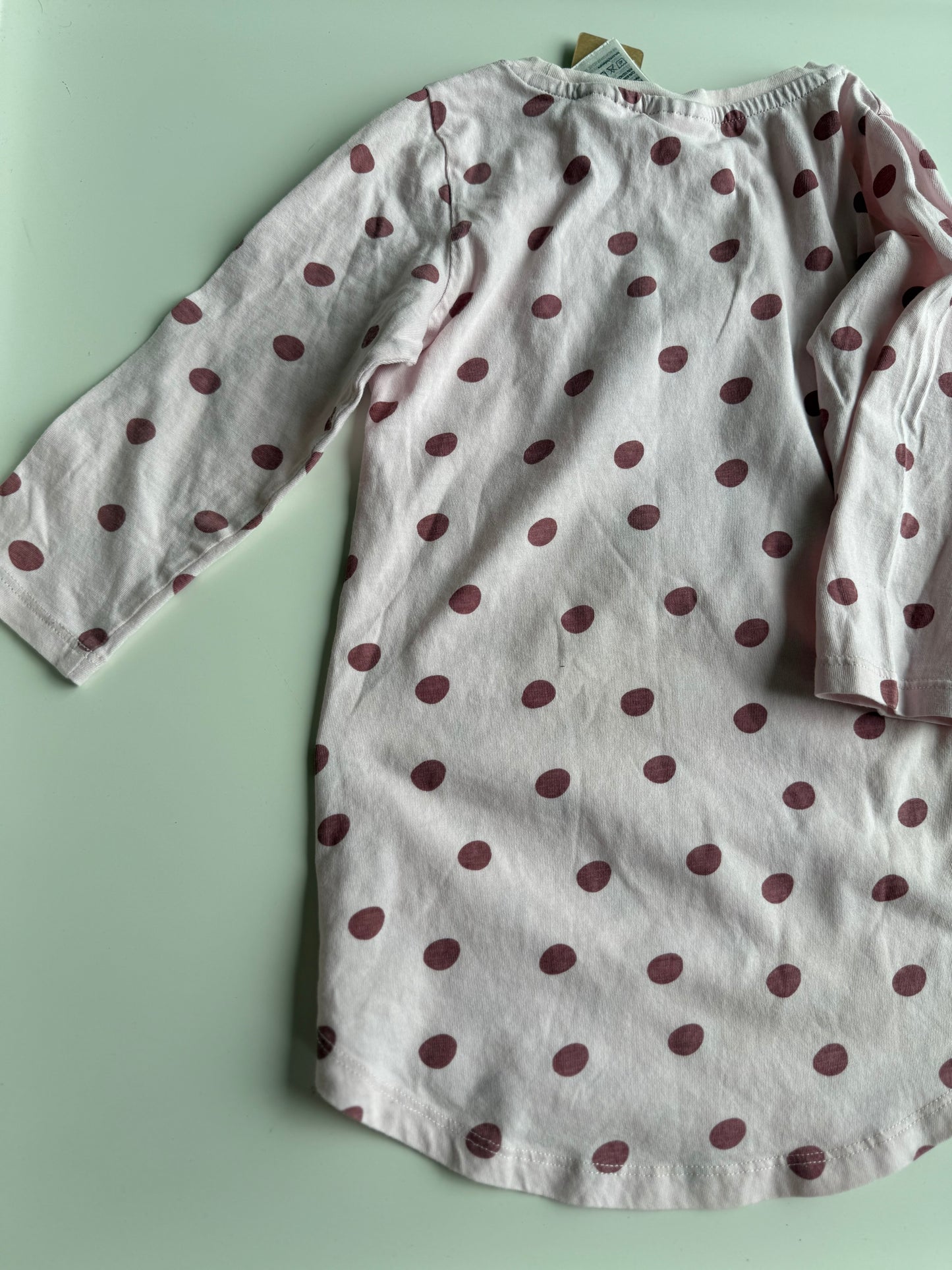 H&M Nachthemd Katze rosa 92