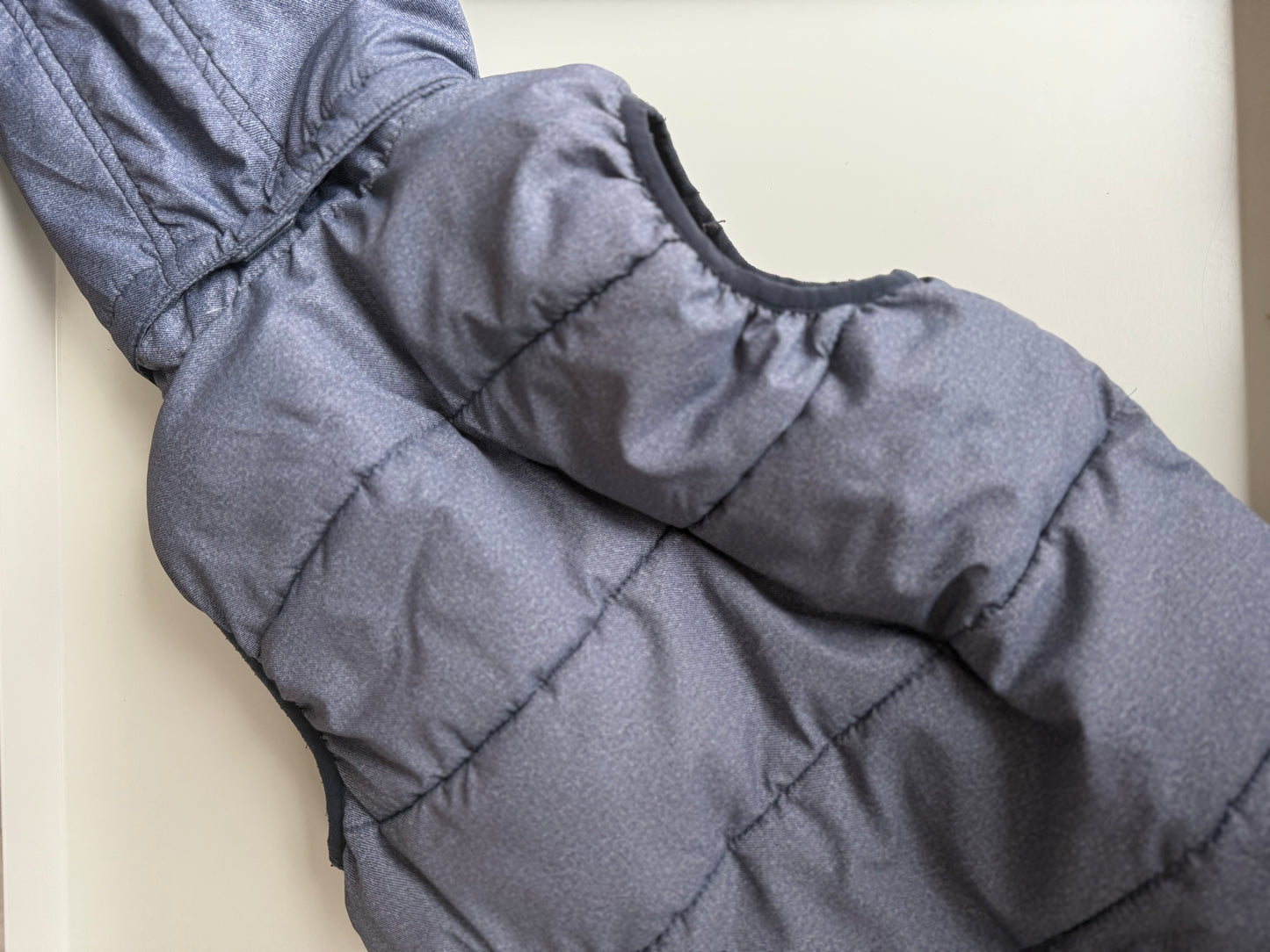 H&M Weste Jacke dunkelblau meliert 134/140