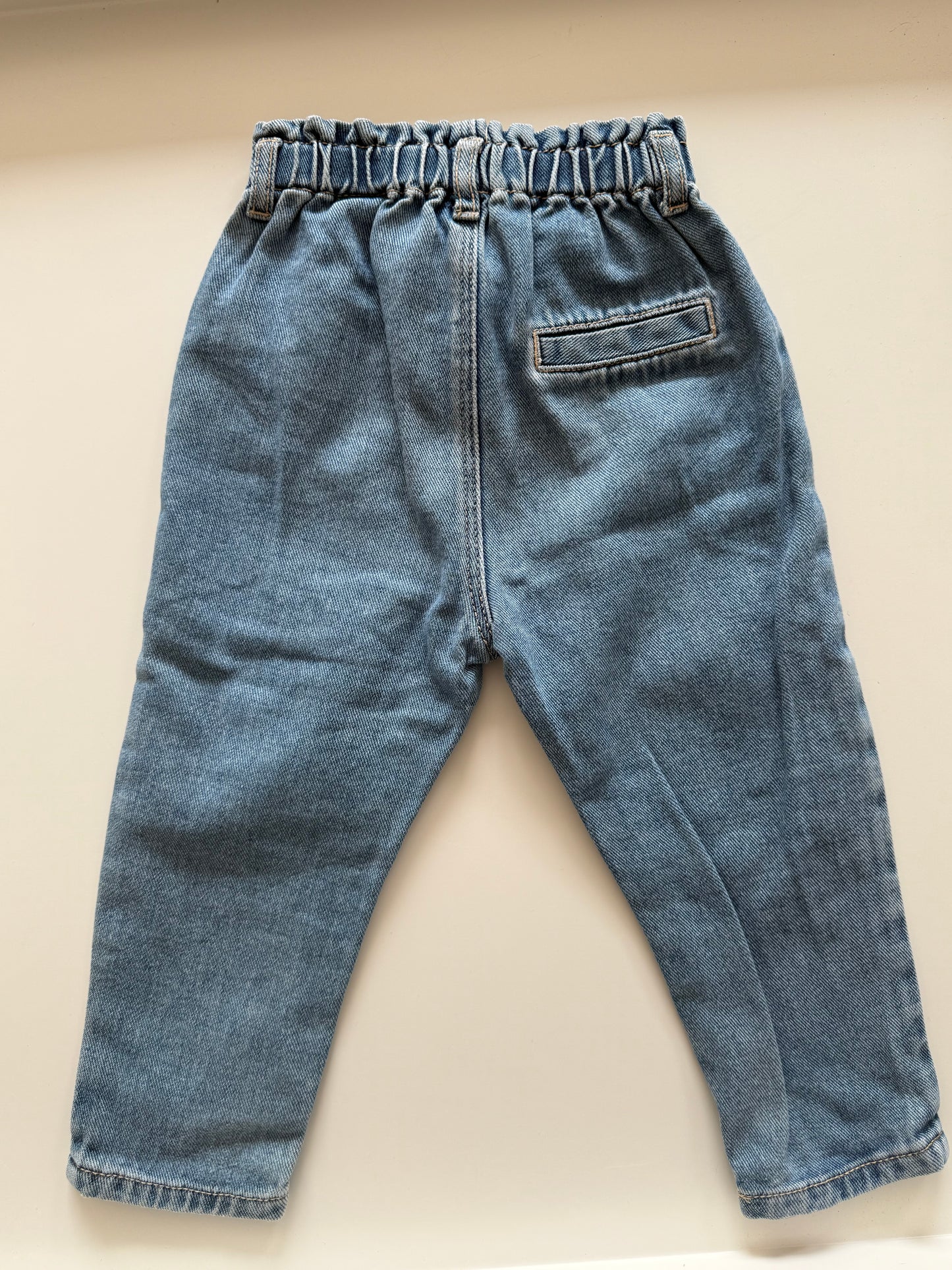 ZARA Jeans Paperbag blau 86