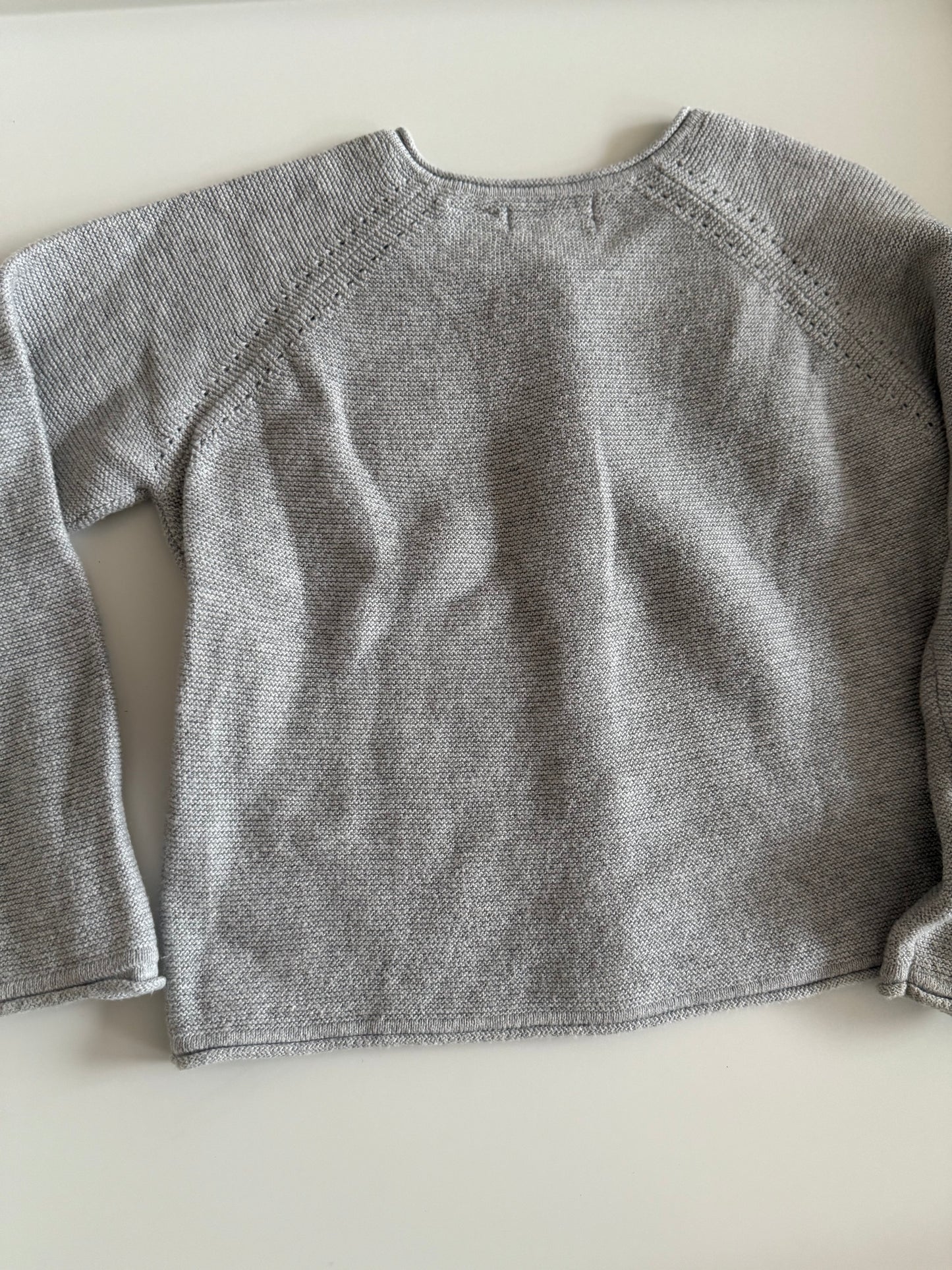 MANGO Strickjacke grau 110