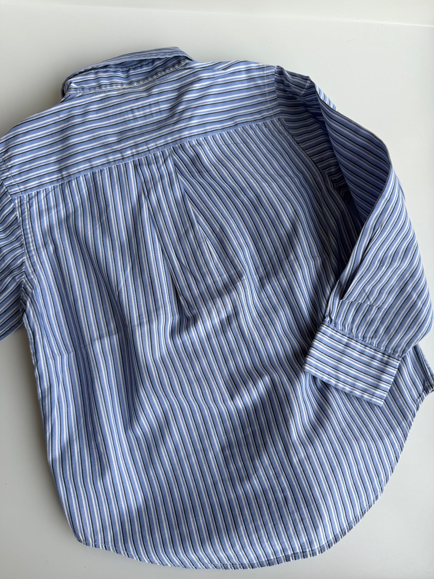 RALPH LAUREN Hemd blau weiß Streifen 98