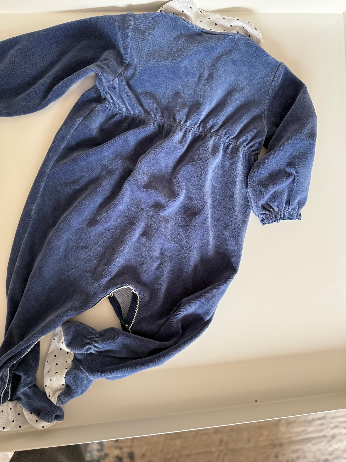 PETIT BATEAU Strampler dunkelblau Nicki 80/86