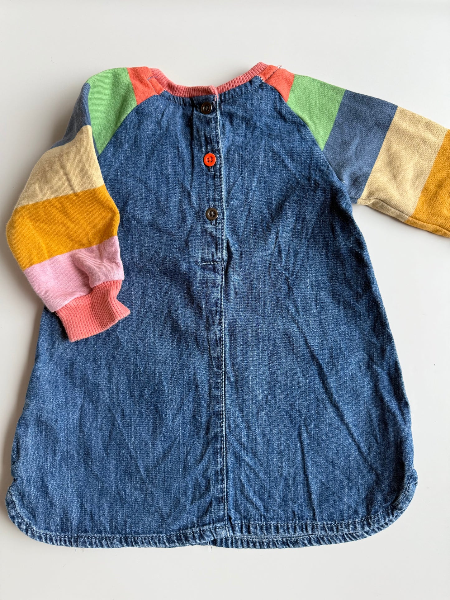 NEXT Kleid Jeans bunt 74