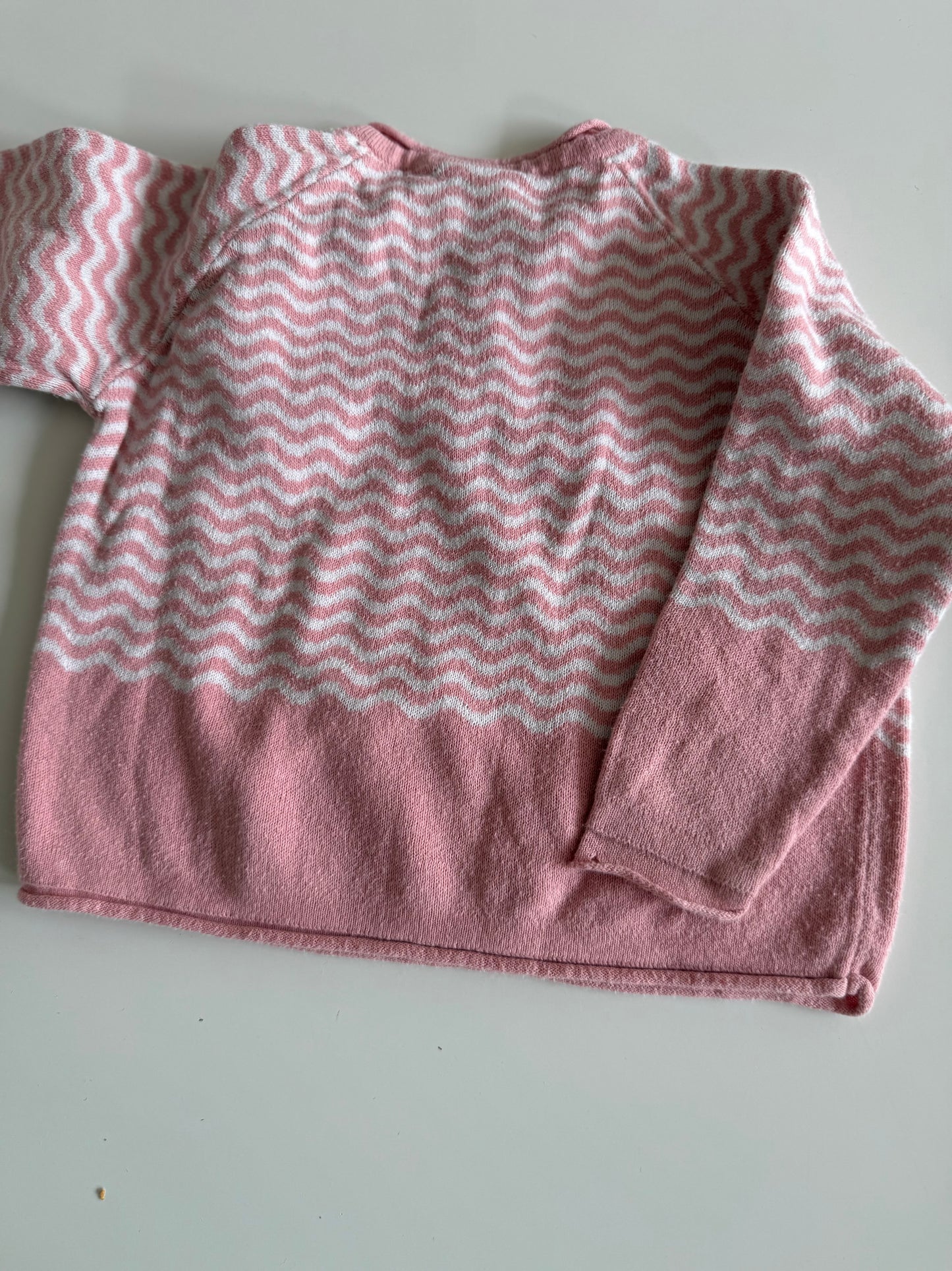 ALANA Pullover rosa weiß 68