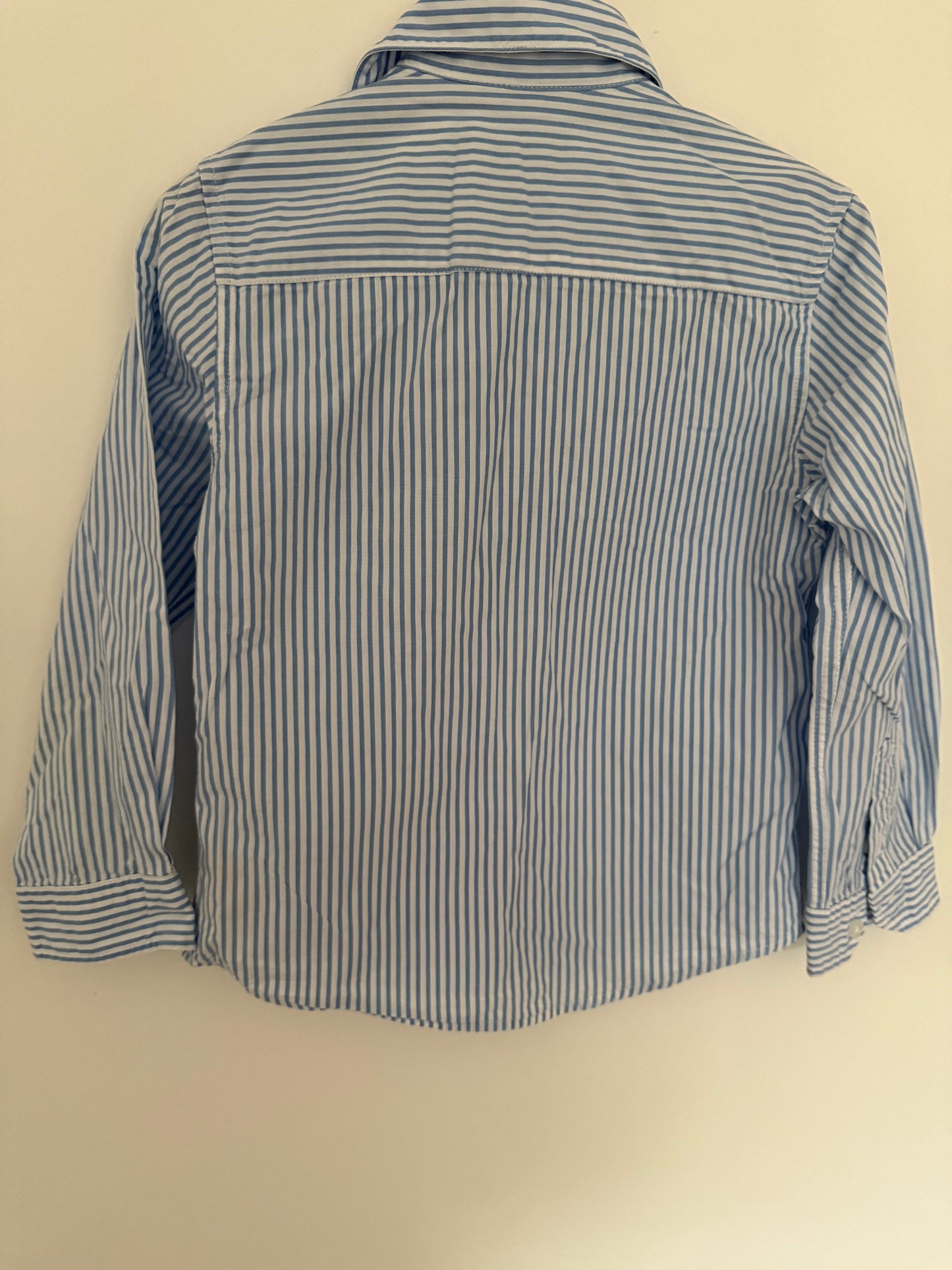 ZARA Hemd blau weiß 104