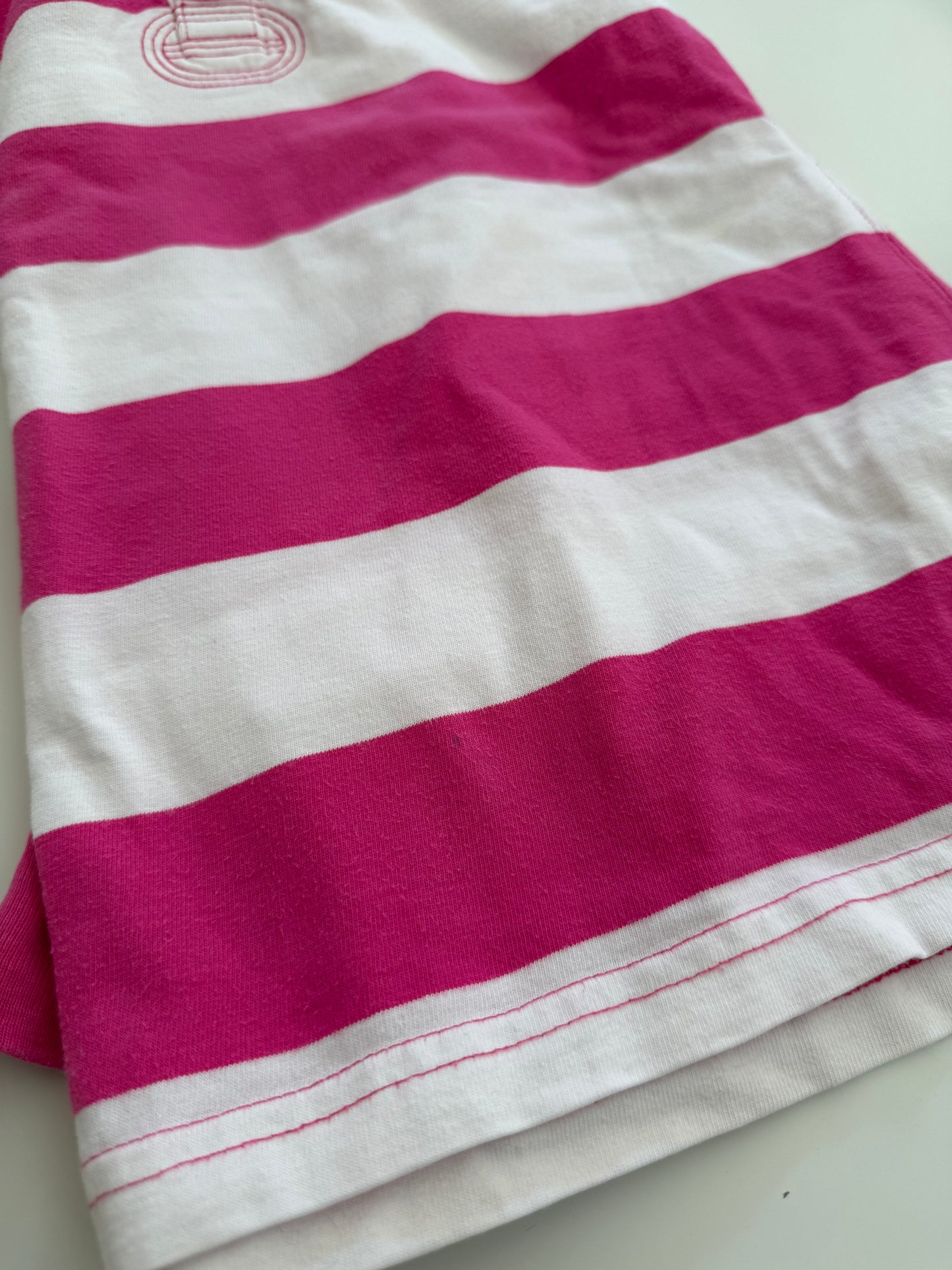 RALPH LAUREN Langarmshirt pink weiß Polo 134