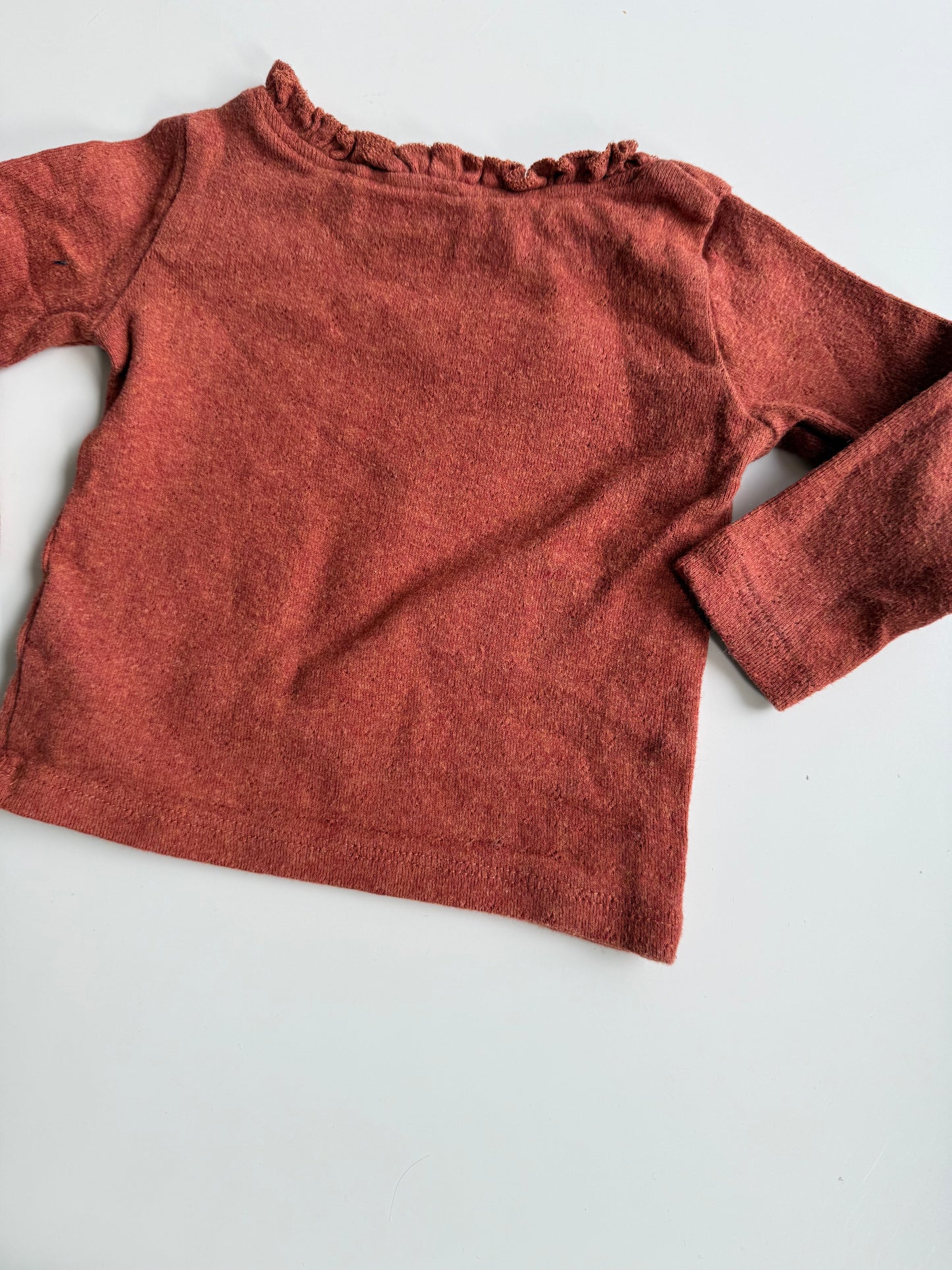 NEXT Langarmshirt rostrot 74