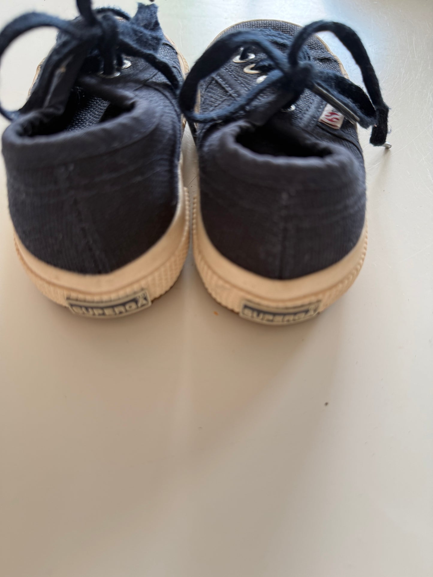 SUPERGA Sneaker Stoff Schuhe dunkelblau 22