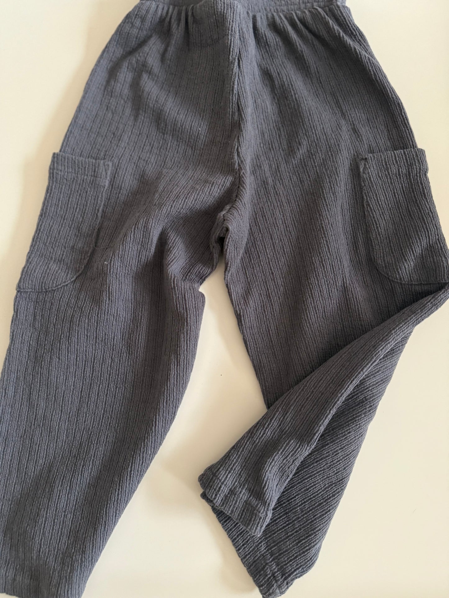 ZARA Hose Coulotte Wideleg dunkelgrau 104