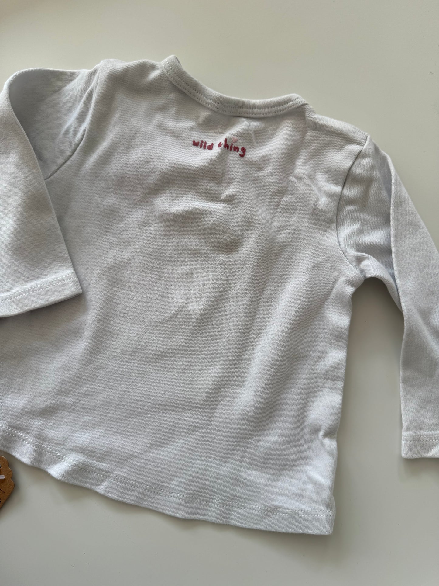 Staccato Langarmshirt weiß Leopoard 68