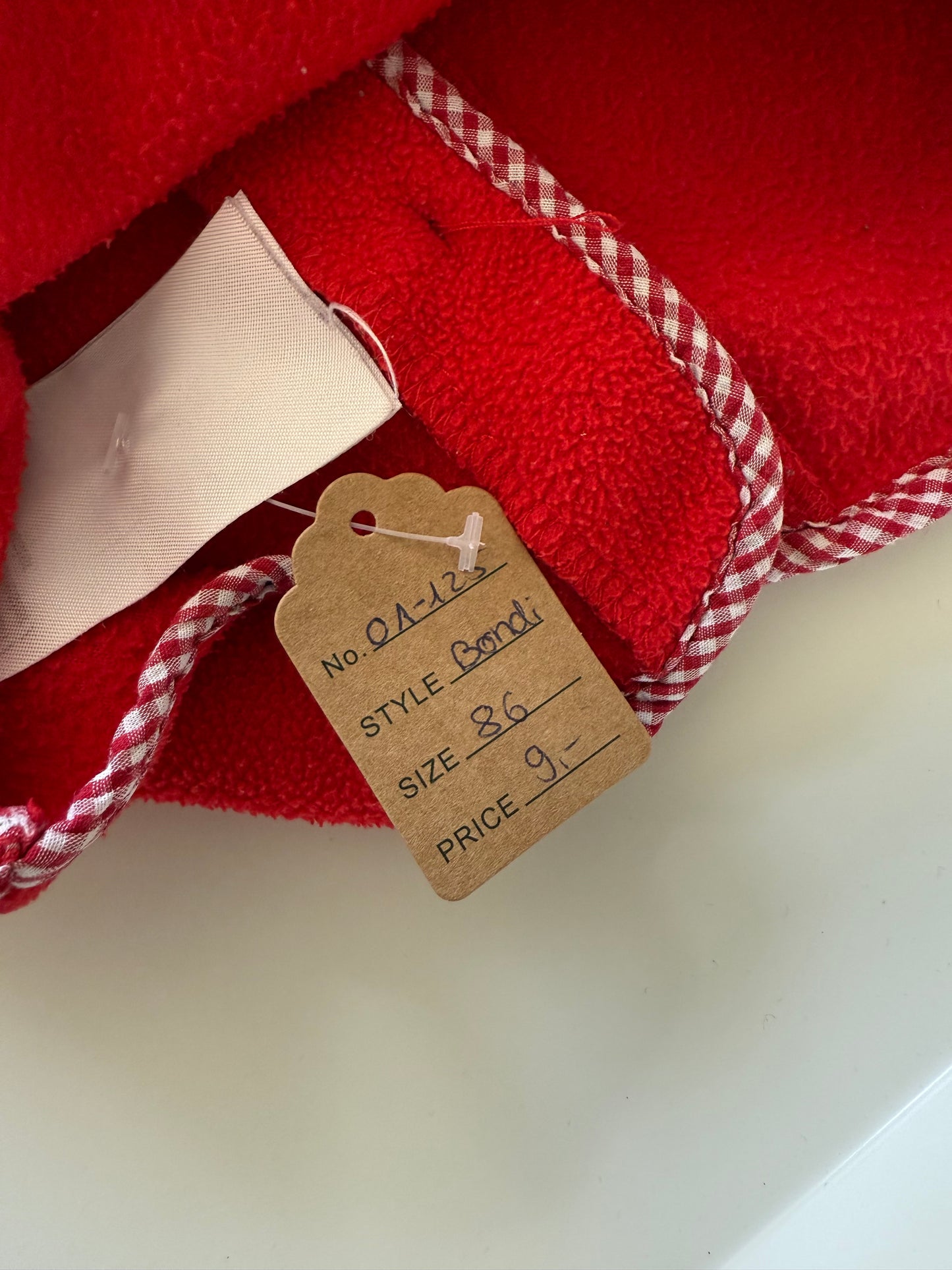 BONDI Fleecejacke Trachten Alpenglück rot 86