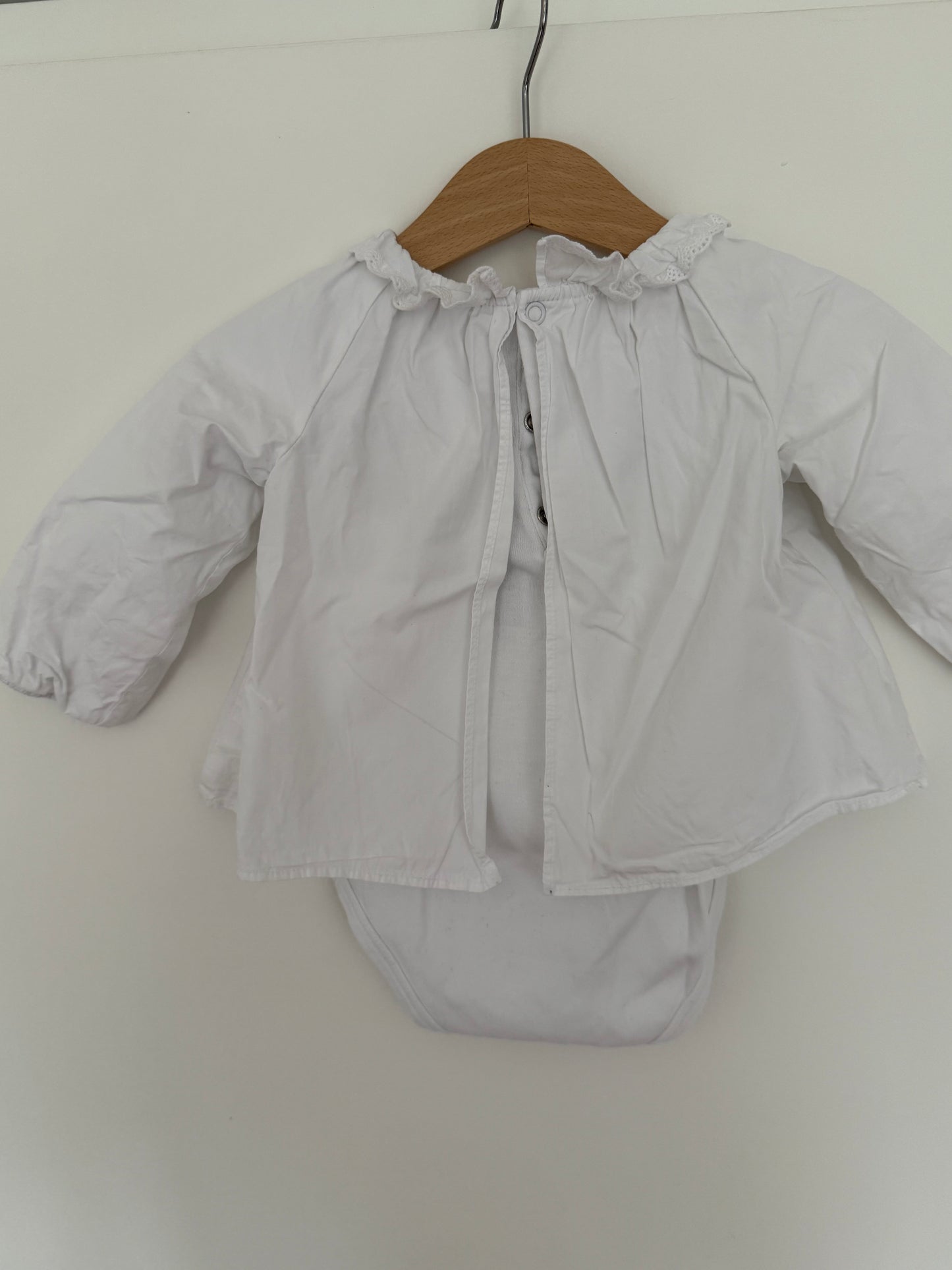 JACADI Body Bluse weiß 74