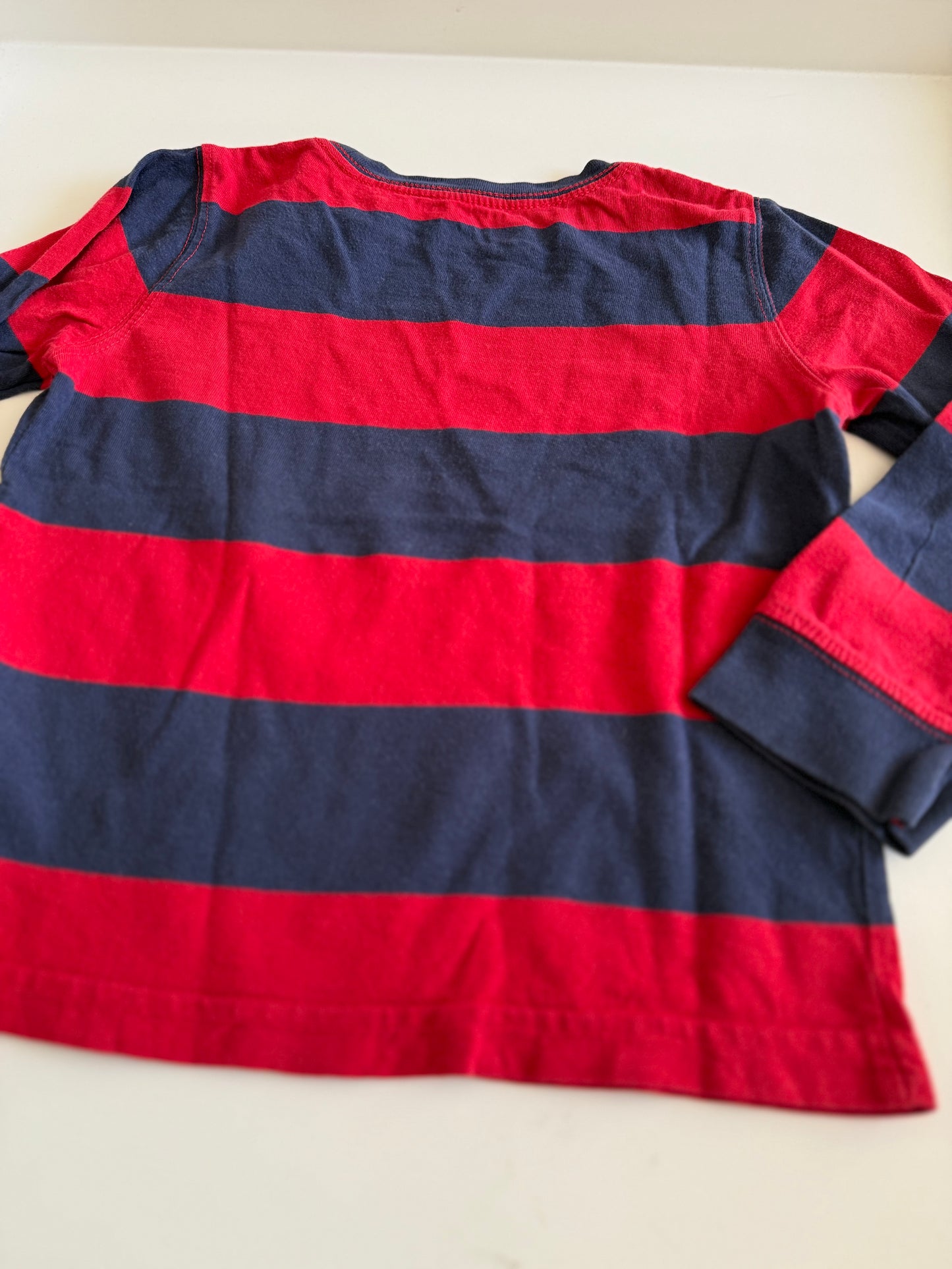 TOMMY HILFIGER Langarmshirt rot blau 104