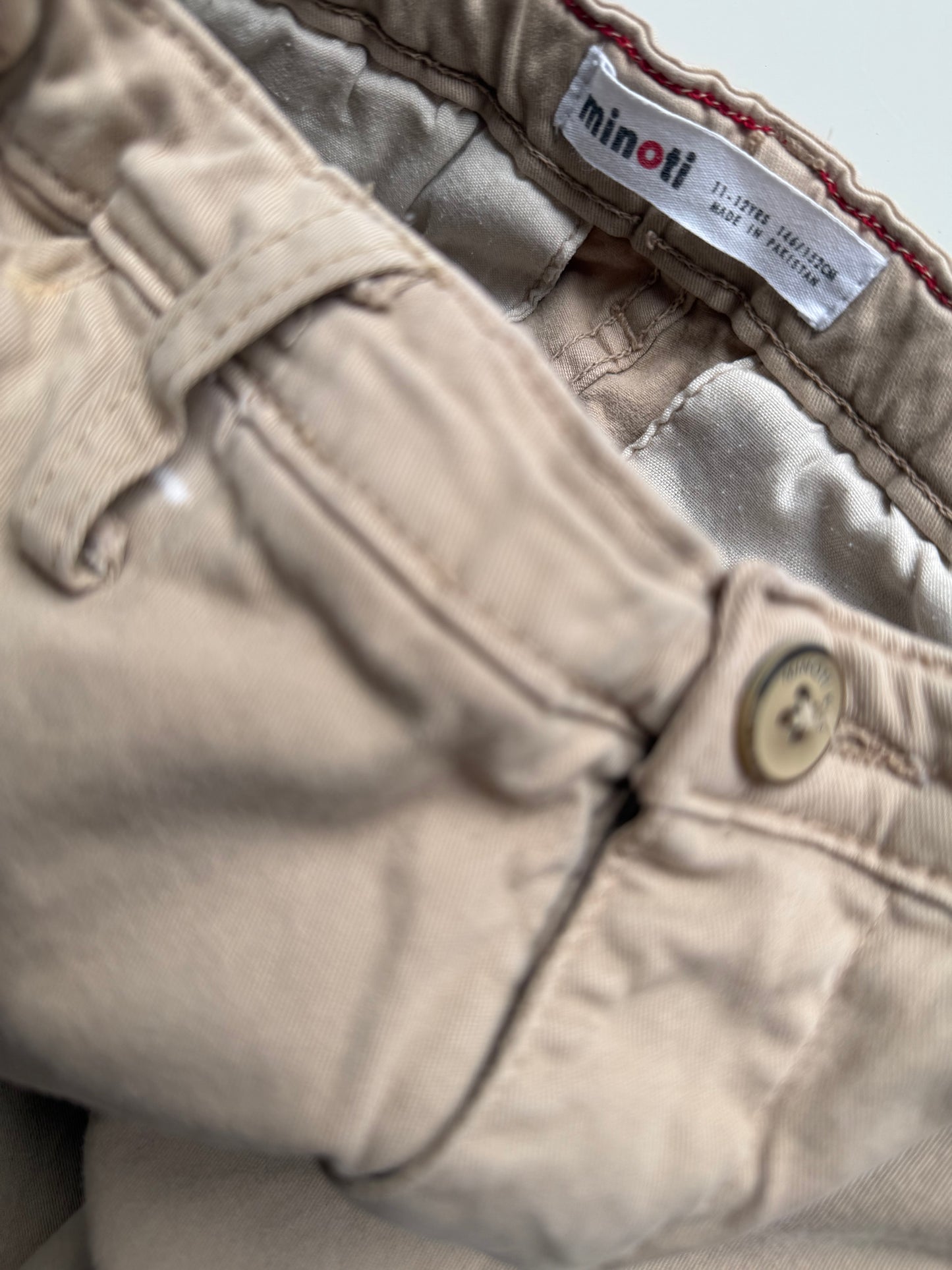 MINOTI Chino Hose beige 146/152