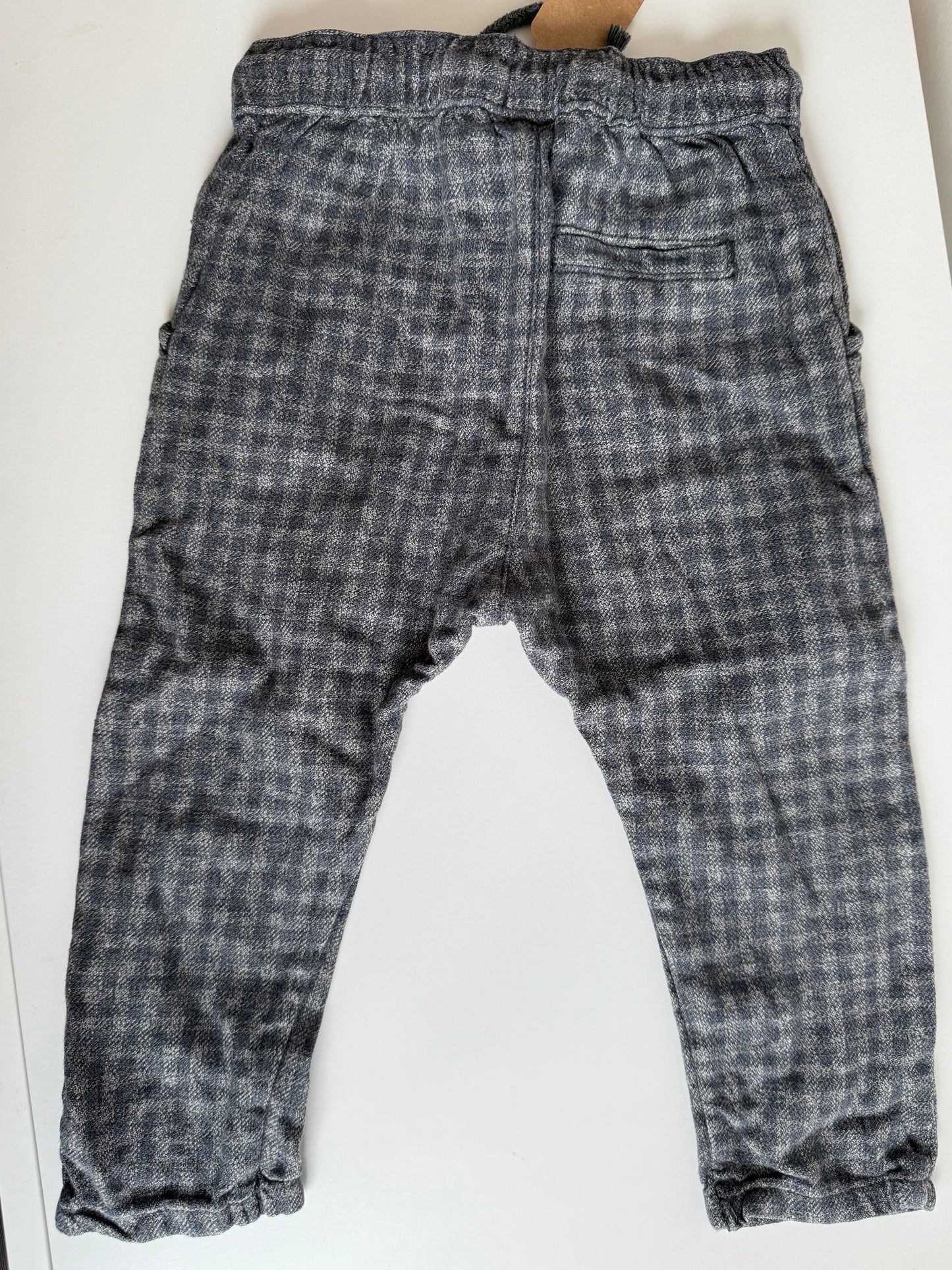 H&M Hose Karo grau 80