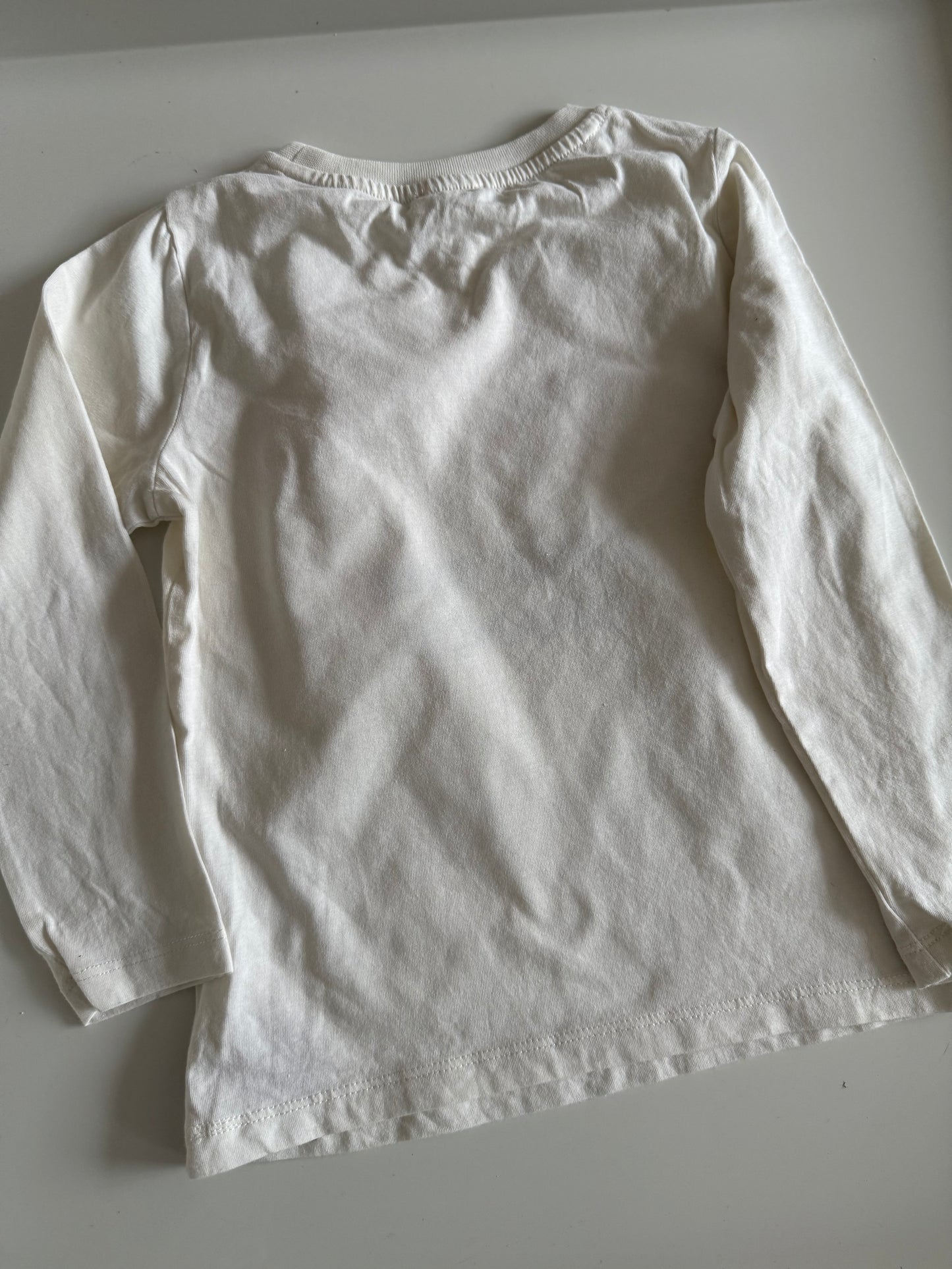 EDEN & VICTOR Langarmshirt weiß Gold 116