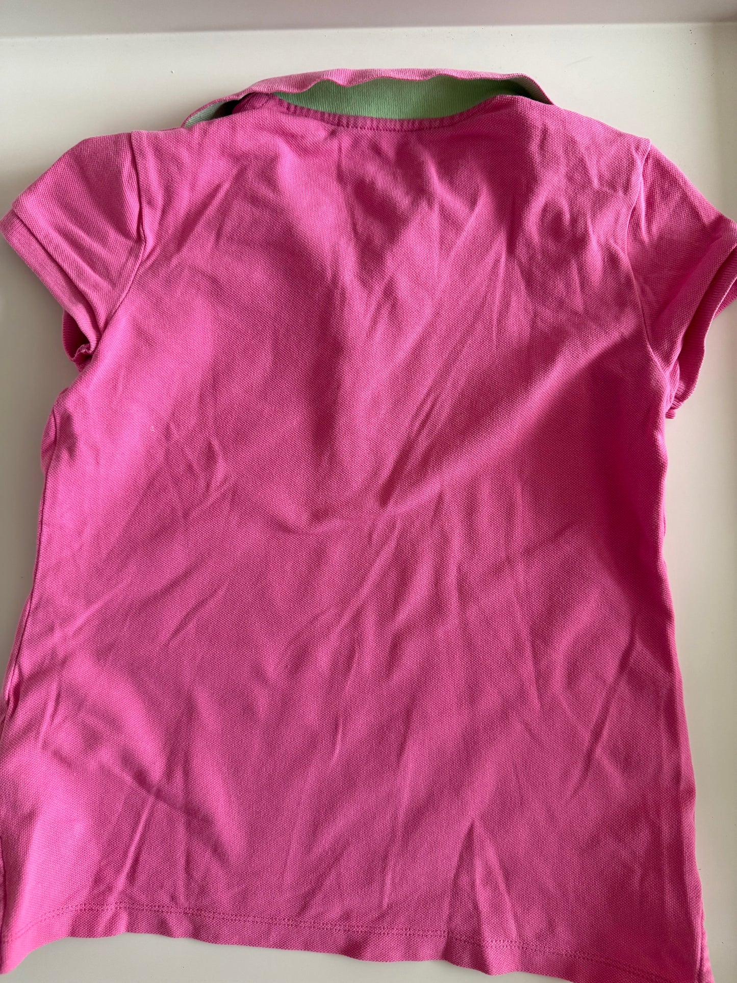 RALPH LAUREN Poloshirt pink grün 128/134