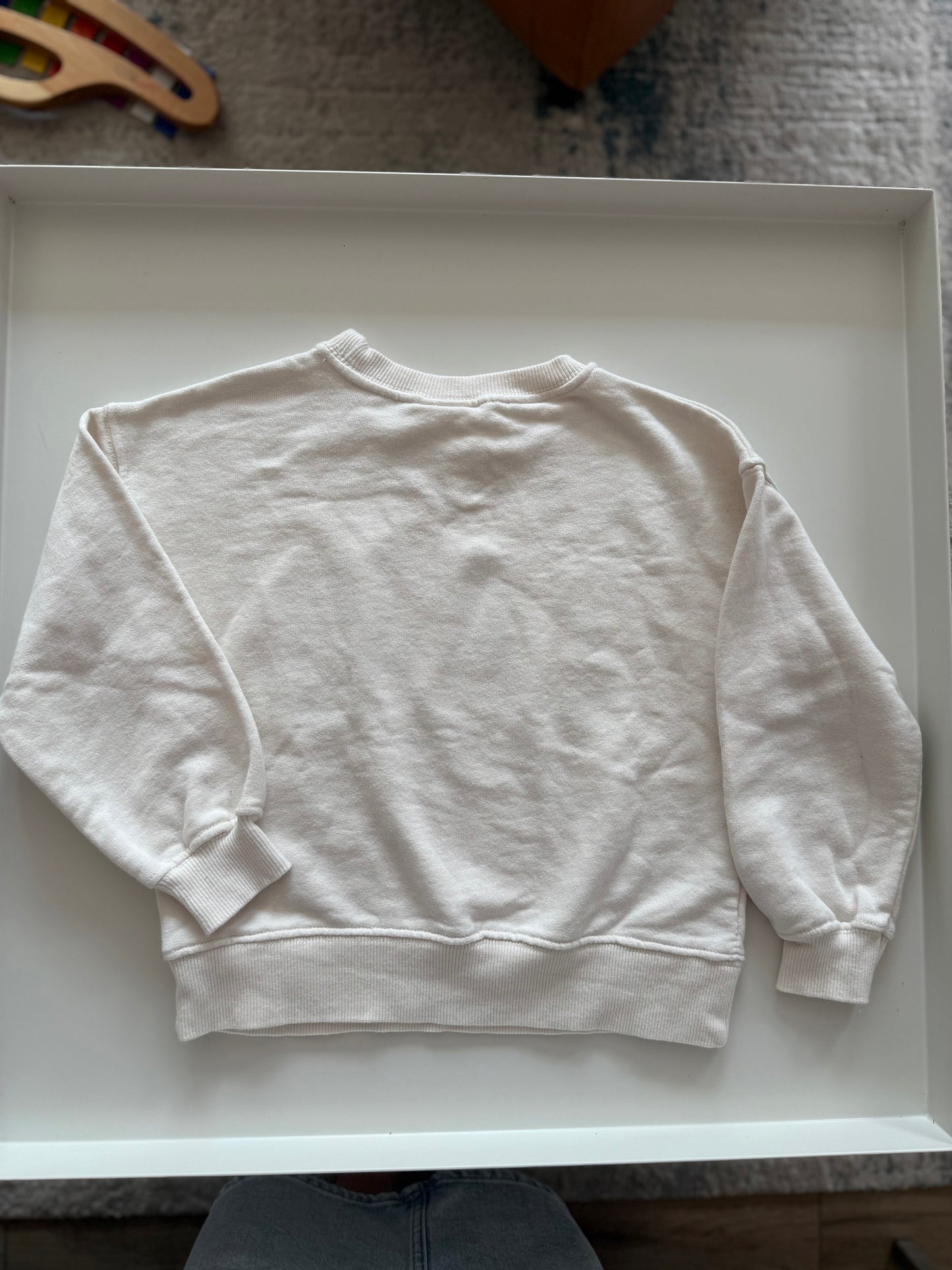 Zara Sweatshirt weiß California