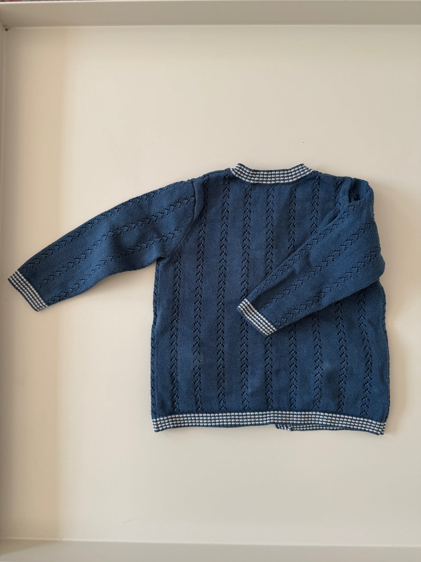 BENETTON Strickjacke blau 68
