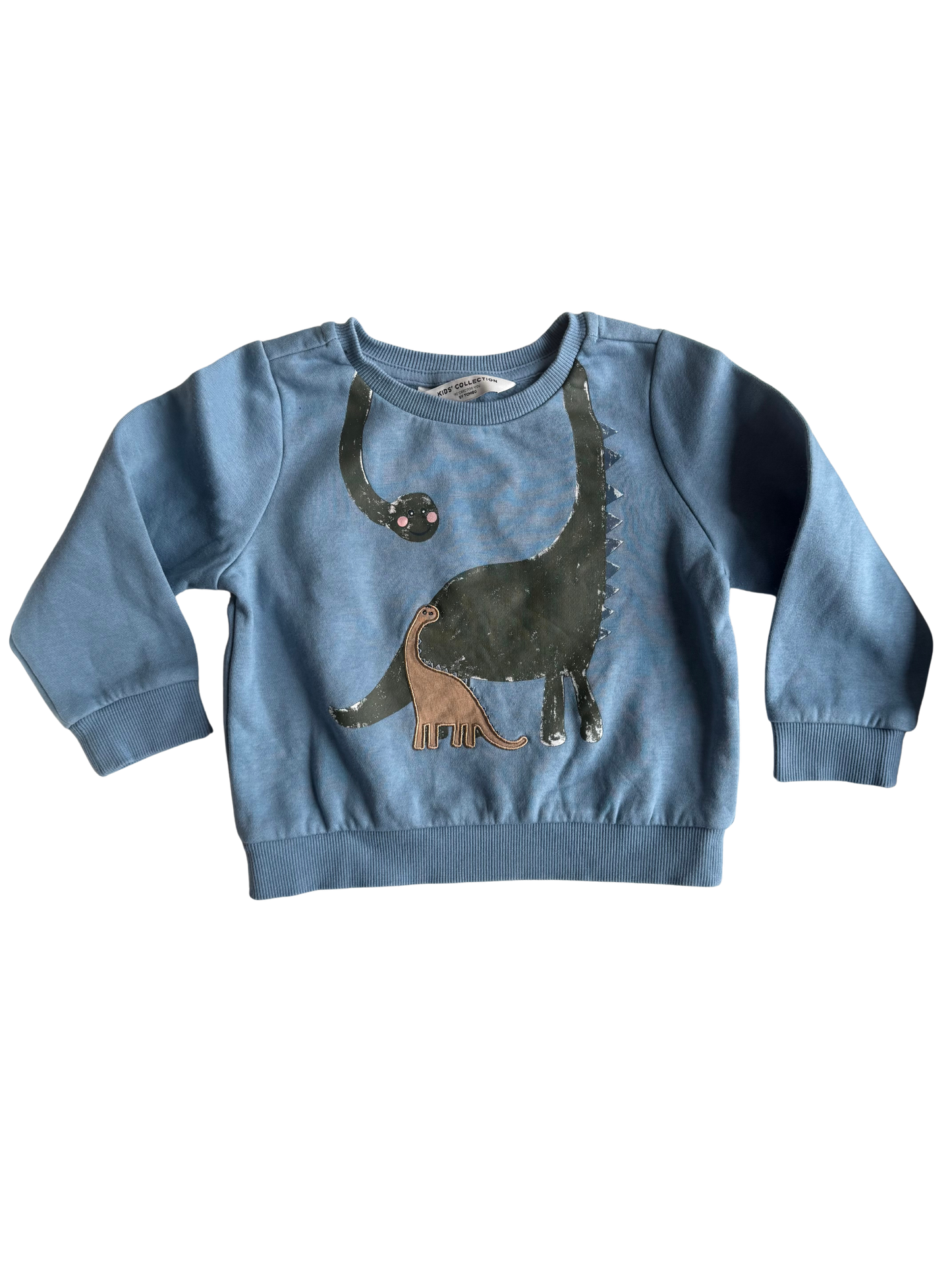 TCHIBO Sweatshirt Dino blau 98/104