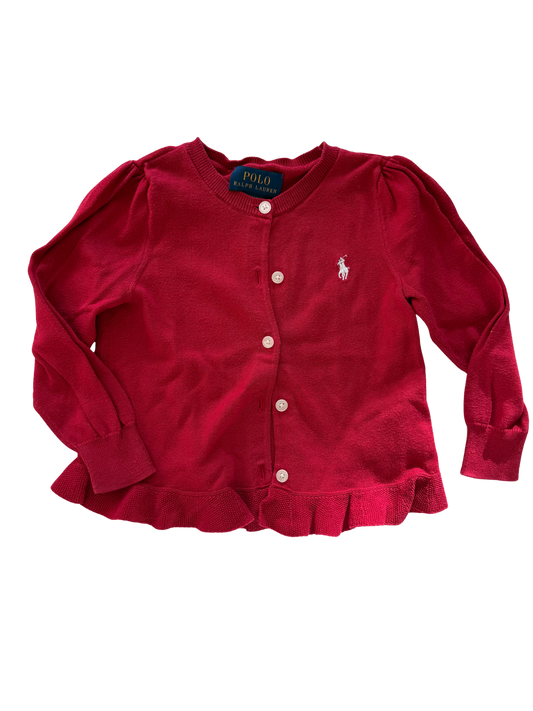 RALPH LAUREN Strickjacke rot 92