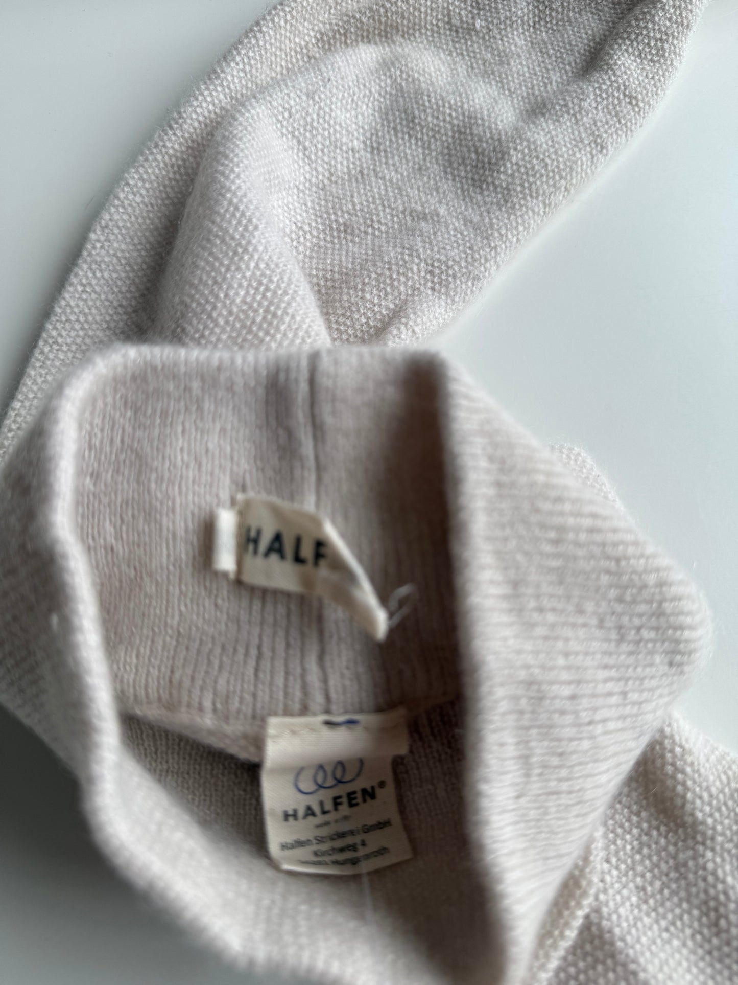 HALFEN Hose Schurwolle cashmere Kaschmir wollweiß 50/56