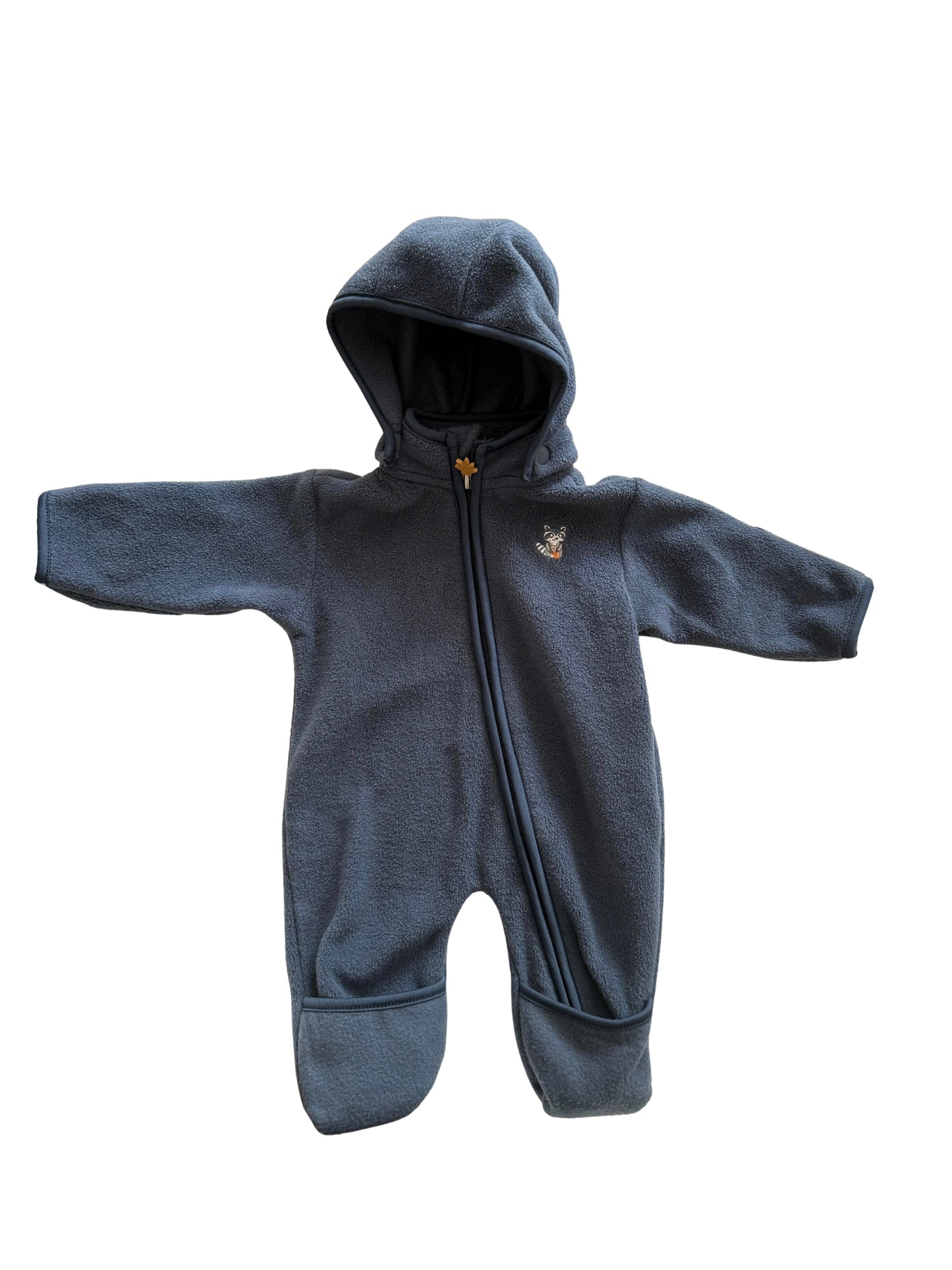 TCHIBO Fleeceanzug Jacke dunkelblau 50/56