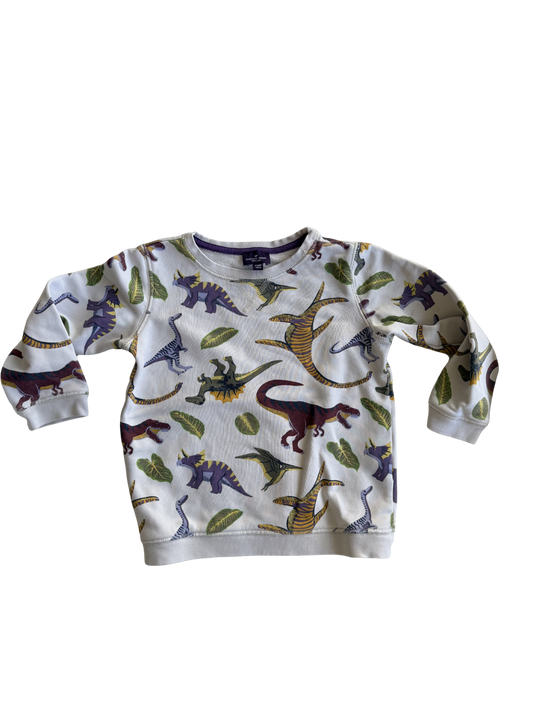 SERGENT MAJOR Sweatshirt Dinos weiß 98