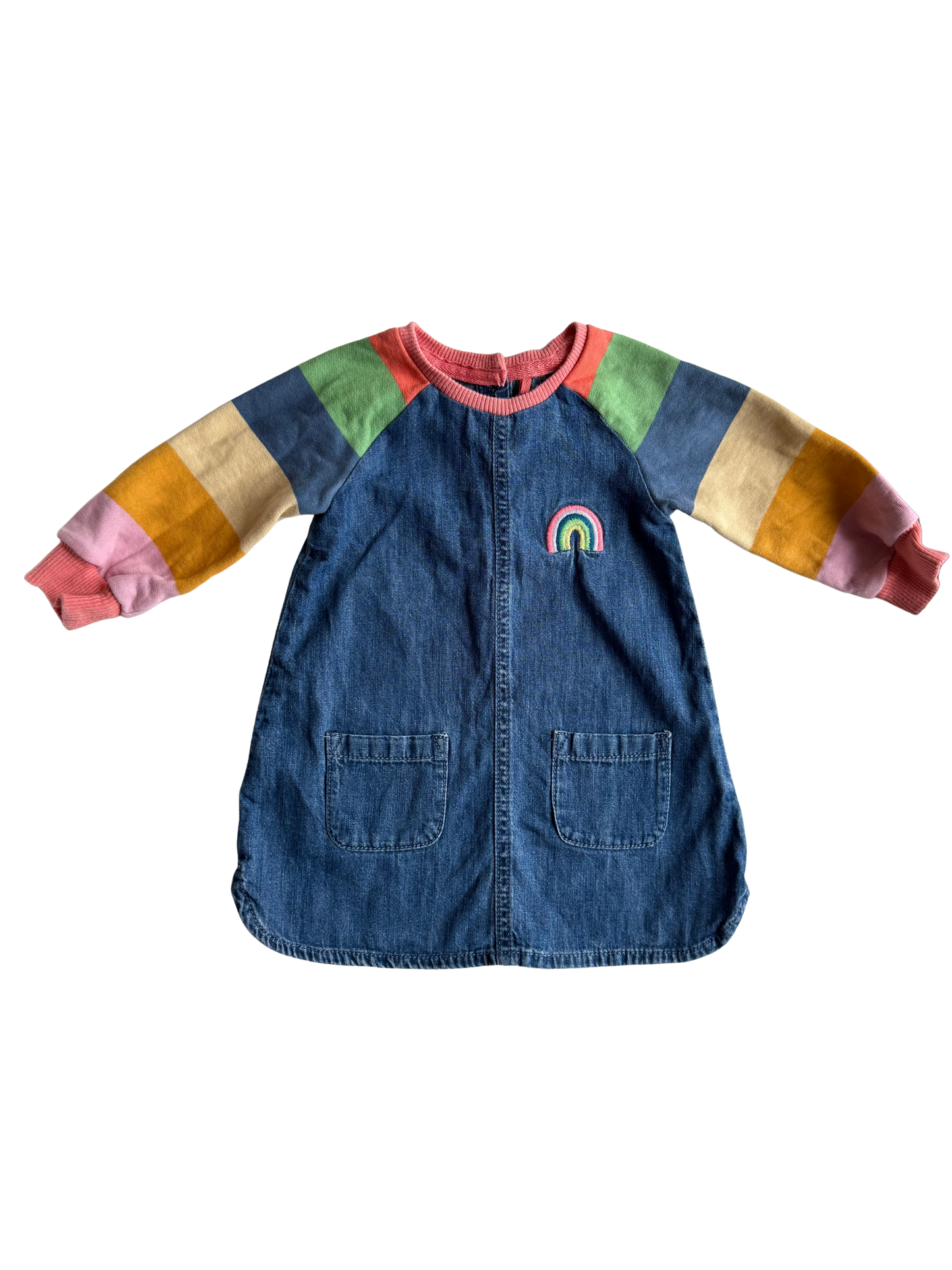 NEXT Kleid Jeans bunt 74