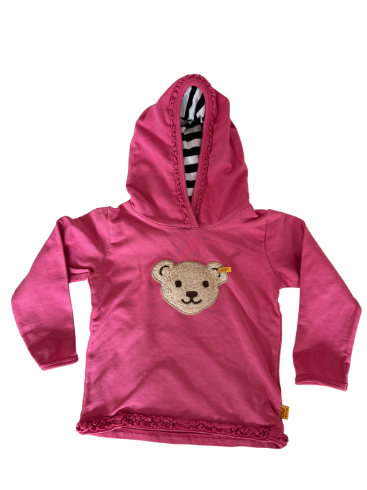 STEIFF Kapuzenpullover pink Bärchen 80