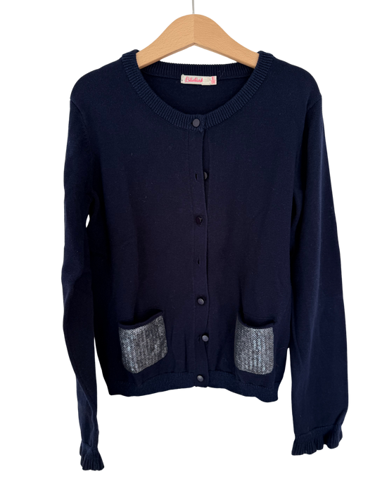 BILLIEBLUSH Strickjacke dunkelblau 140