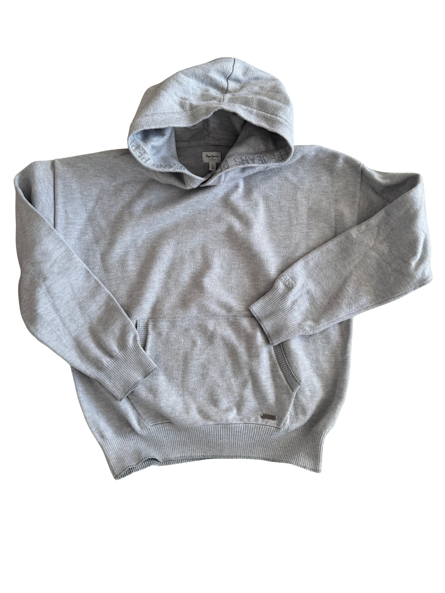 PEPE JEANS Hoodie Baumwolle grau 152