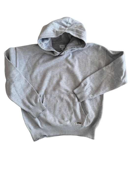 PEPE JEANS Hoodie Baumwolle grau 152