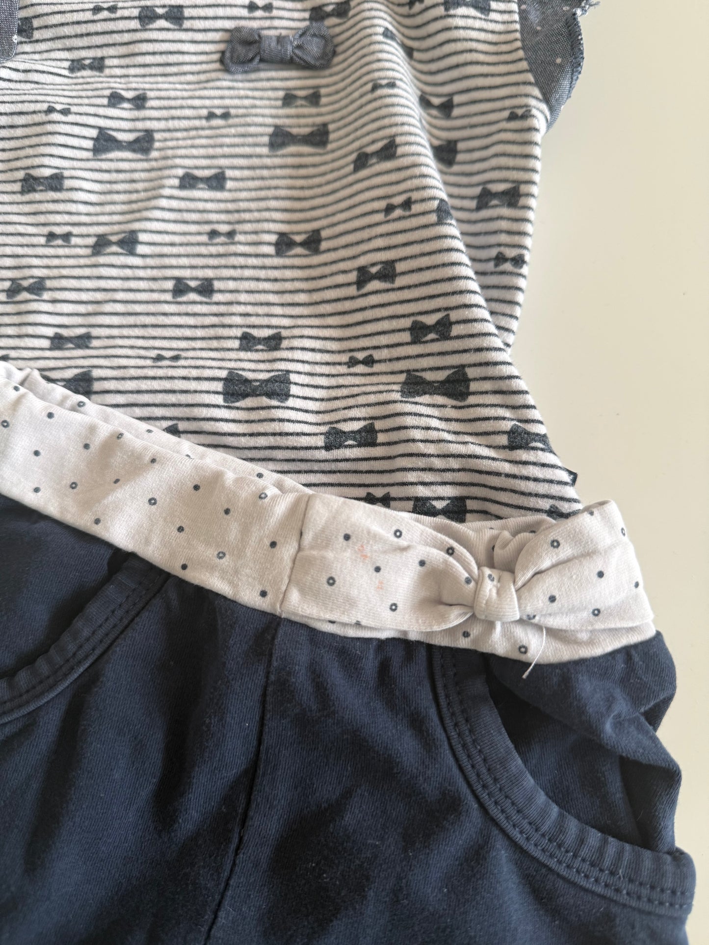 FEETJE Set Body Shorts blau weiß maritim 68