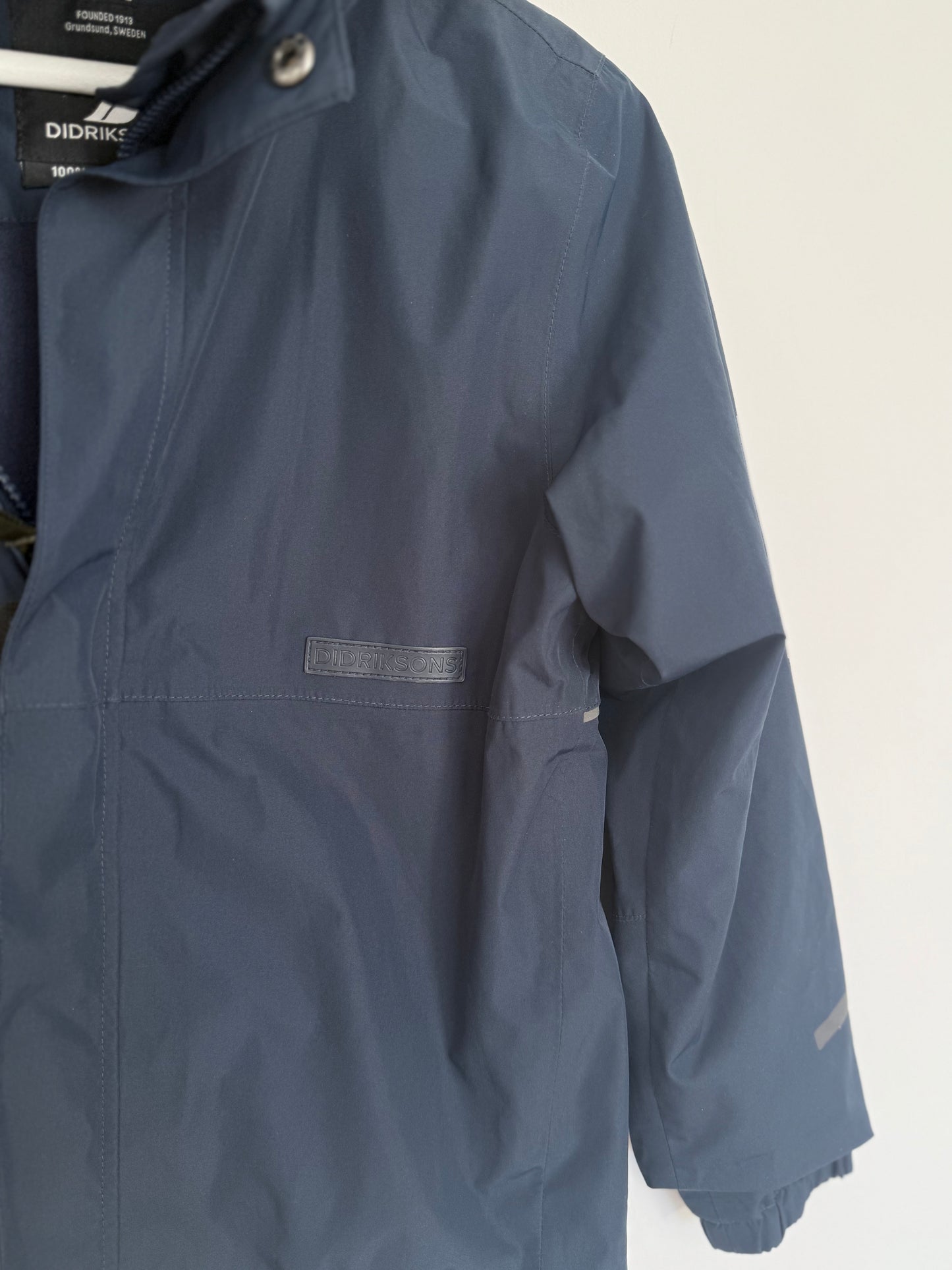 DIDRIKSONS Jacke gefüttert Regenjacke dunkelblau 140