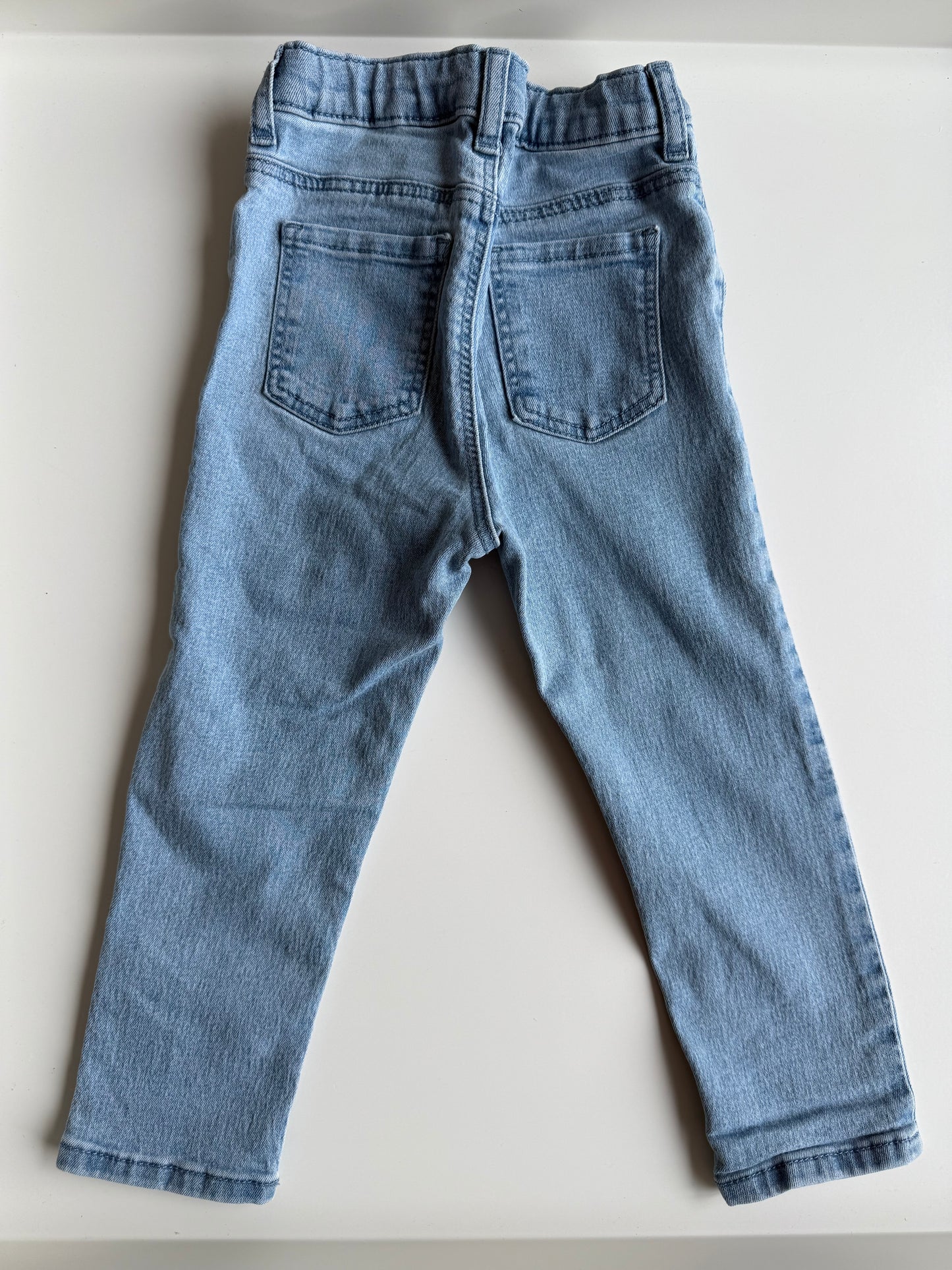 H&M Jeans Skinny Stretch hellblau 92