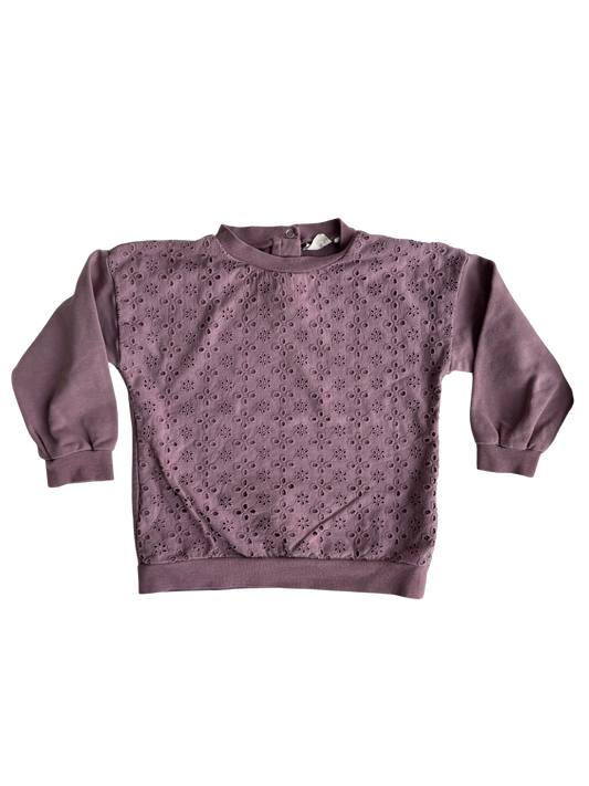 MINYMO Sweatshirt Flieder altrosa 92