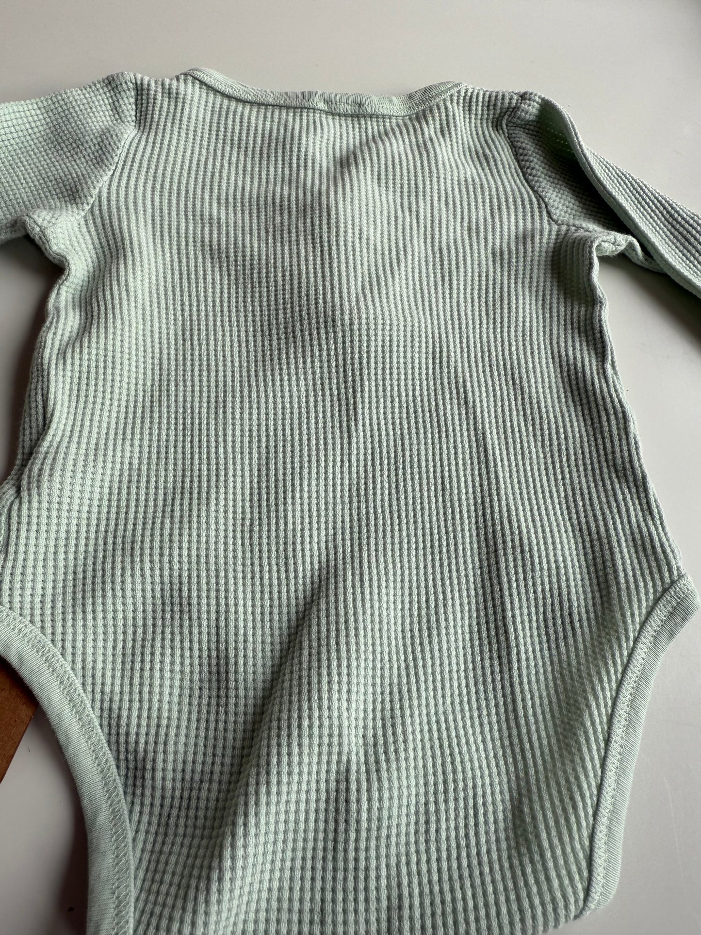 HESSNATUR Body Waffelstruktur Türkis 62/68