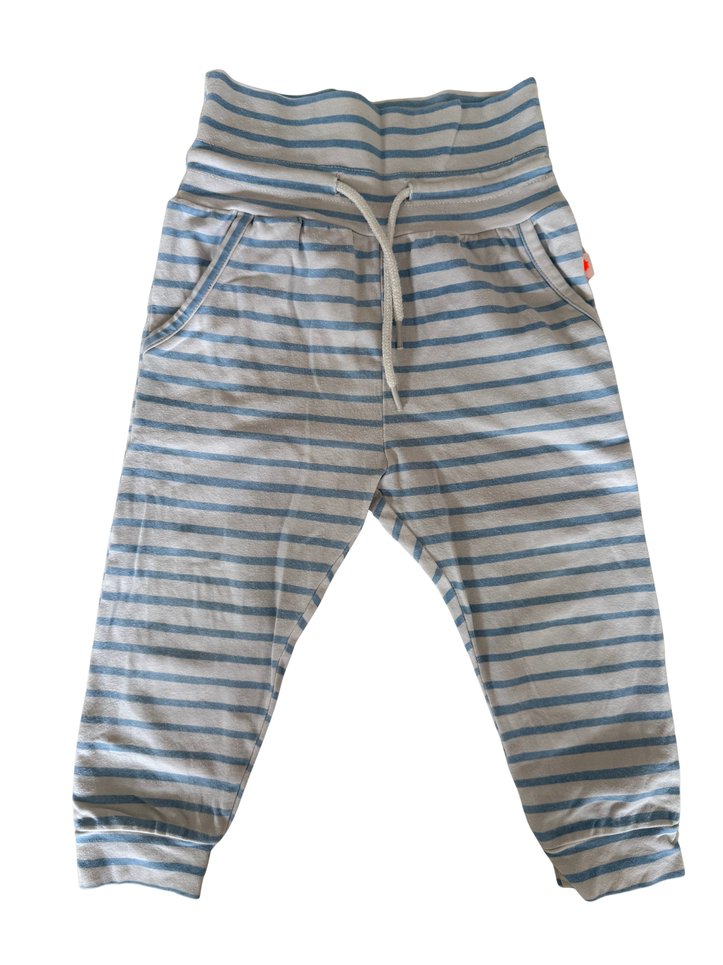 LITTLE LABEL Hose blau weiß gestreift 80