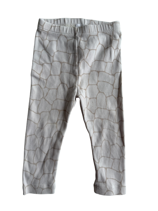 LEEVJE Leggings Ripp Giraffe Leo 74/80