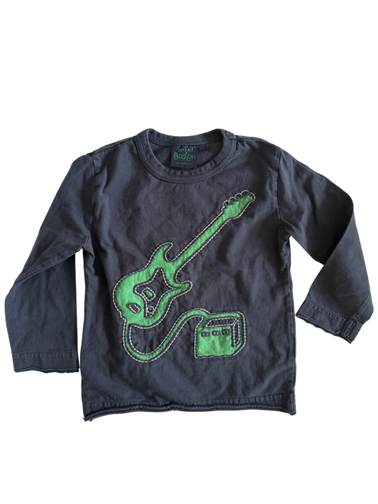 MINI BODEN Langarmshirt Gitarre Bass 92/98