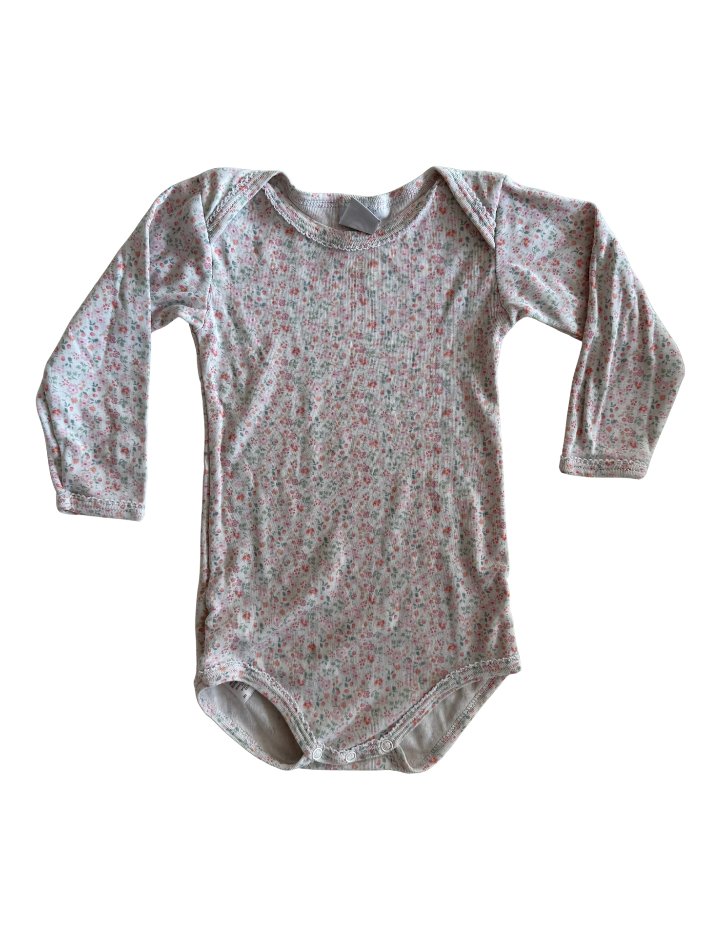PETIT BATEAU Body rosa Streublumen 74